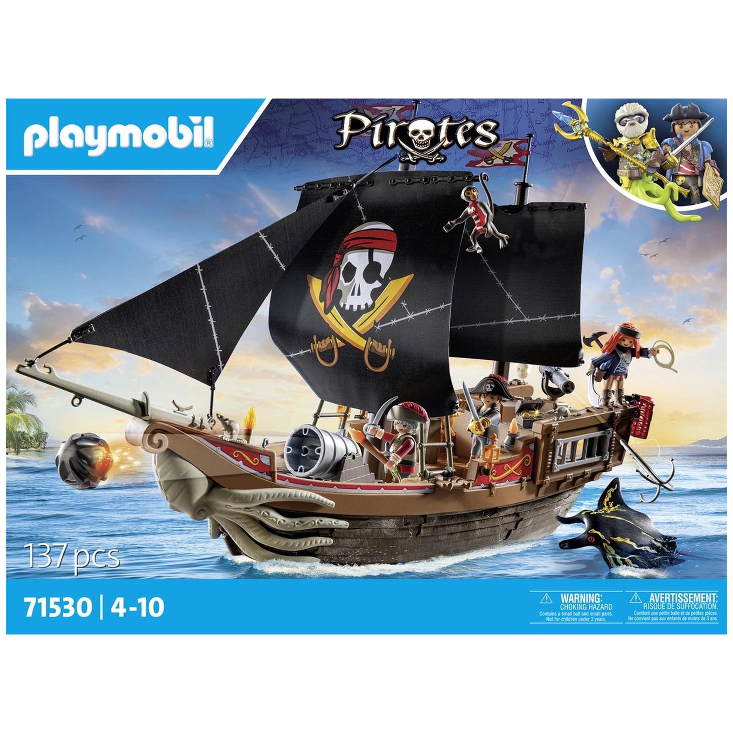 Playmobil Pirates Large Pirate Ship - 71530