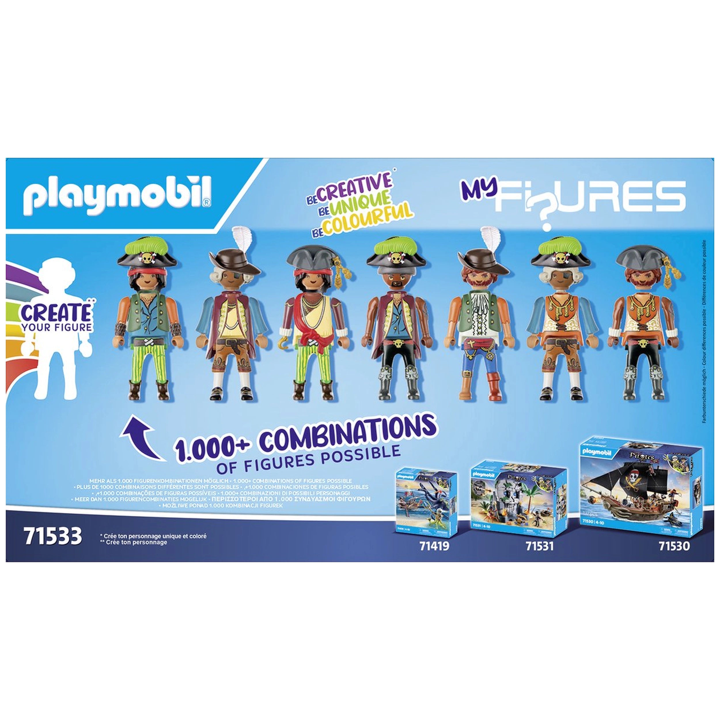 Playmobil Pirates Mes Figurines : Pirates - 71533