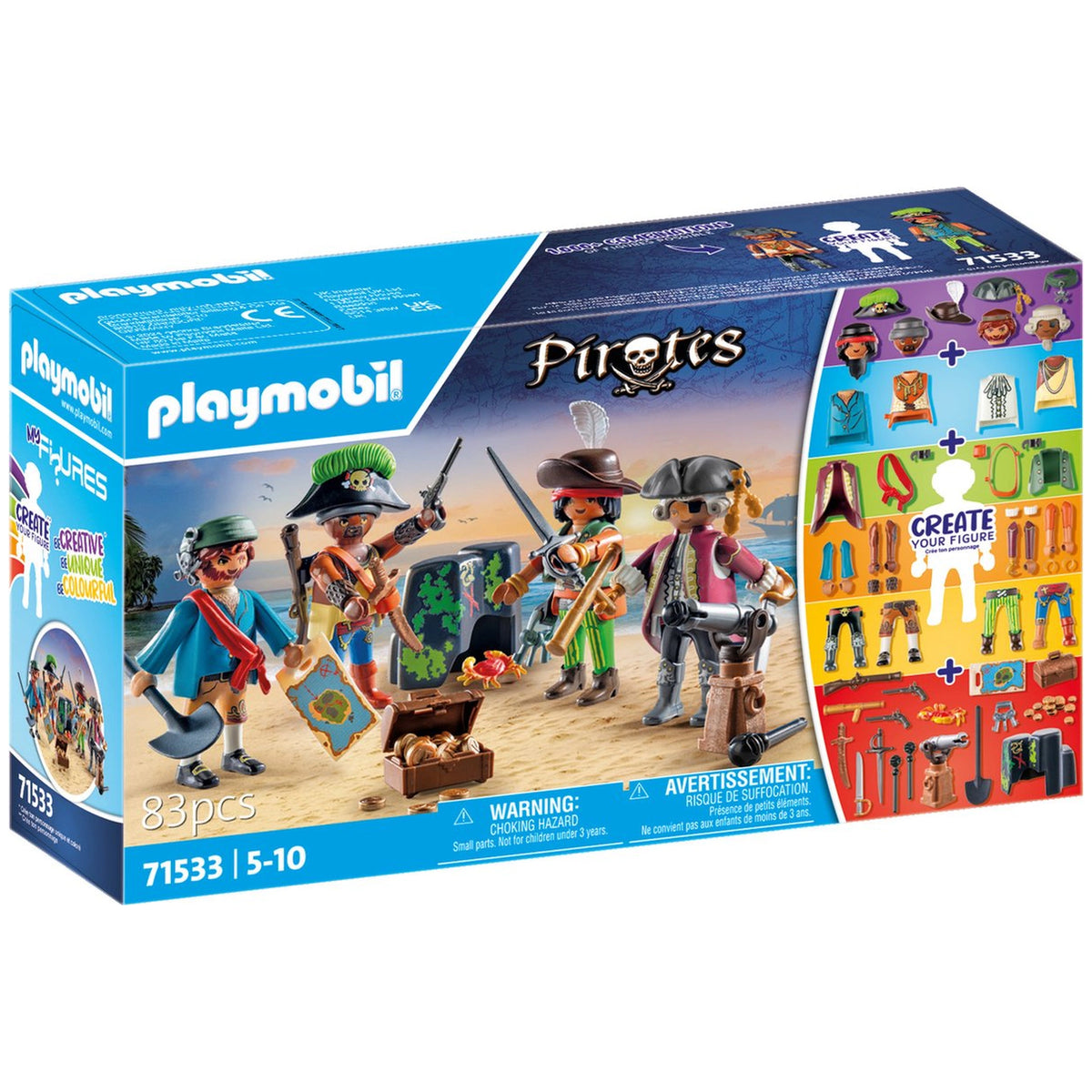 Playmobil Pirates Mes Figurines : Pirates - 71533