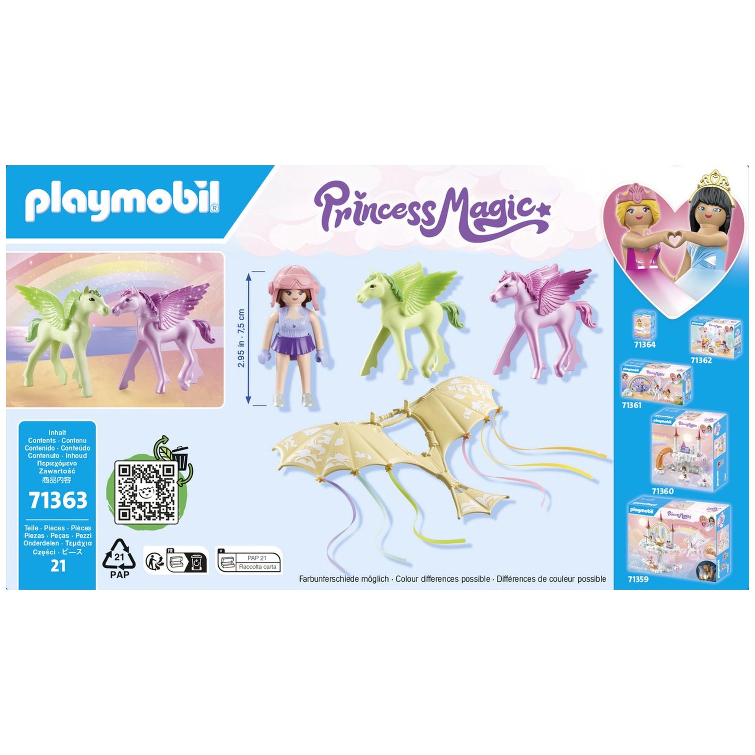 Playmobil Princess Magic Outing With Pegasus Foals - 71363