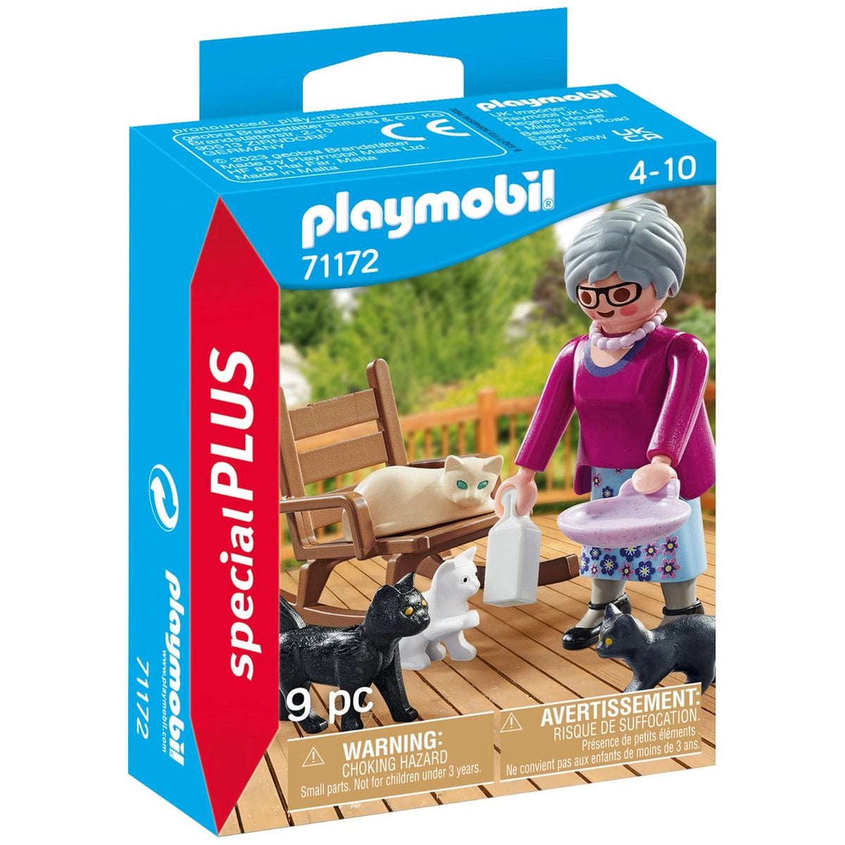 Playmobil Specials Grand-mère avec des chats - 71172