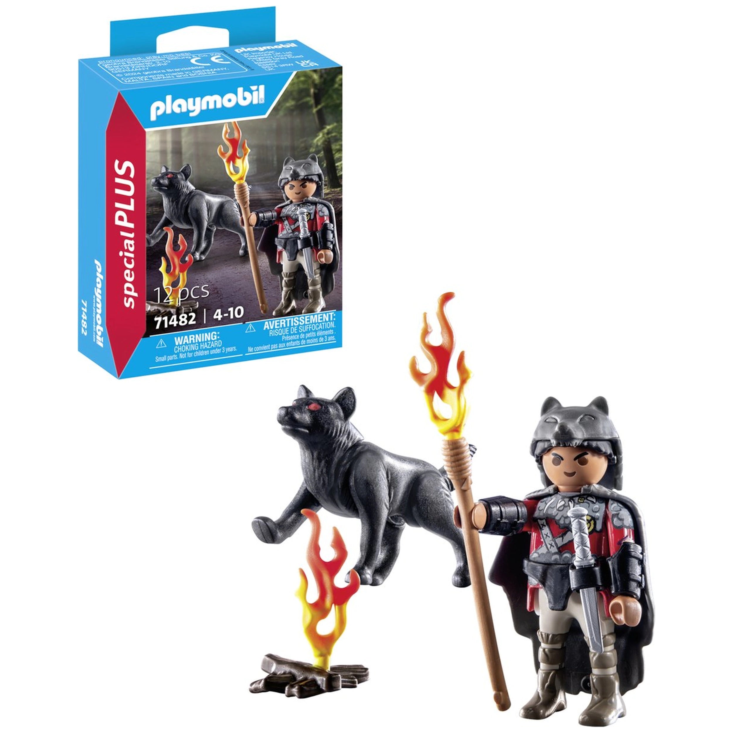 Playmobil Specials Warrior With Wolf - 71482