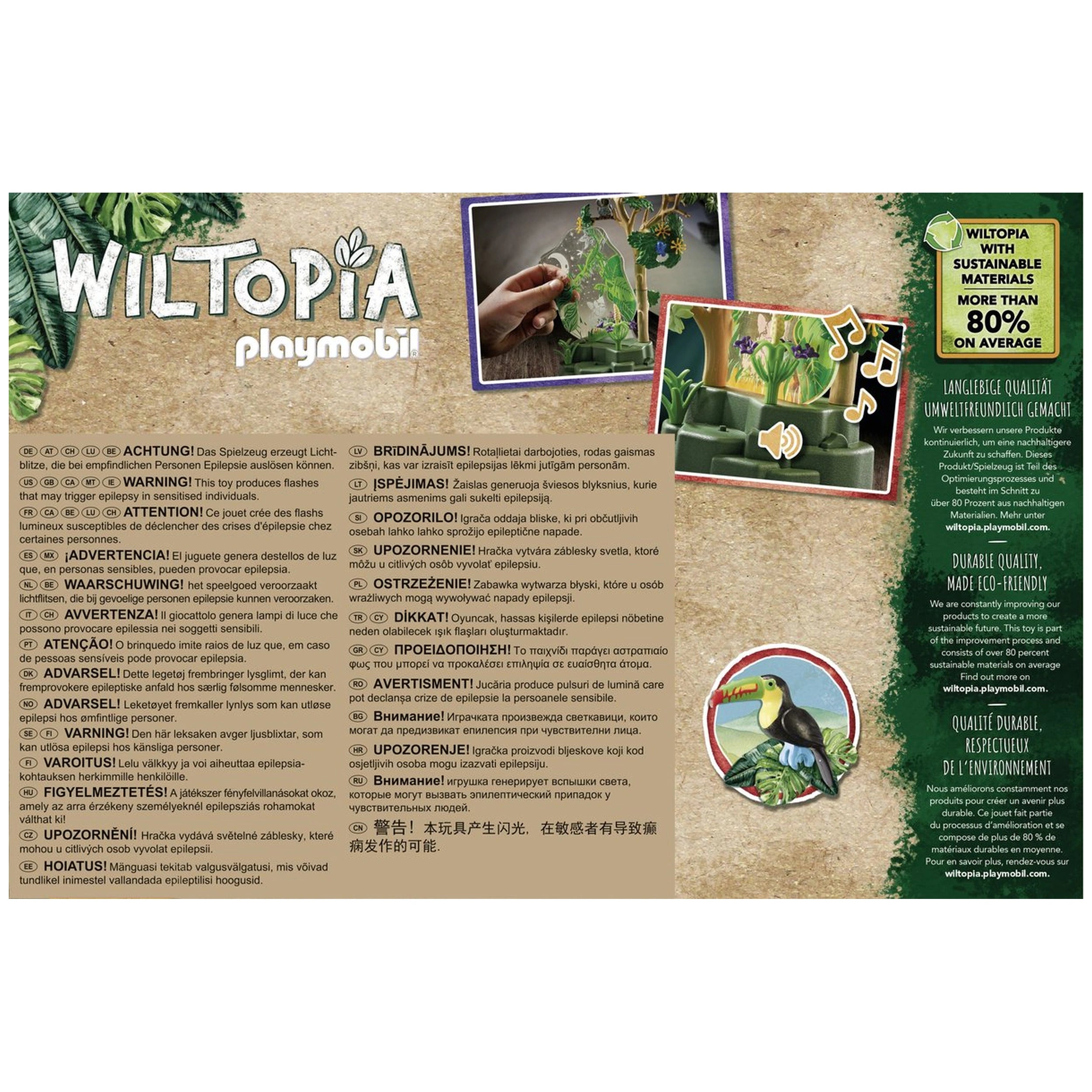 Playmobil Wiltopia Veilleuse Forêt Tropicale - 71009