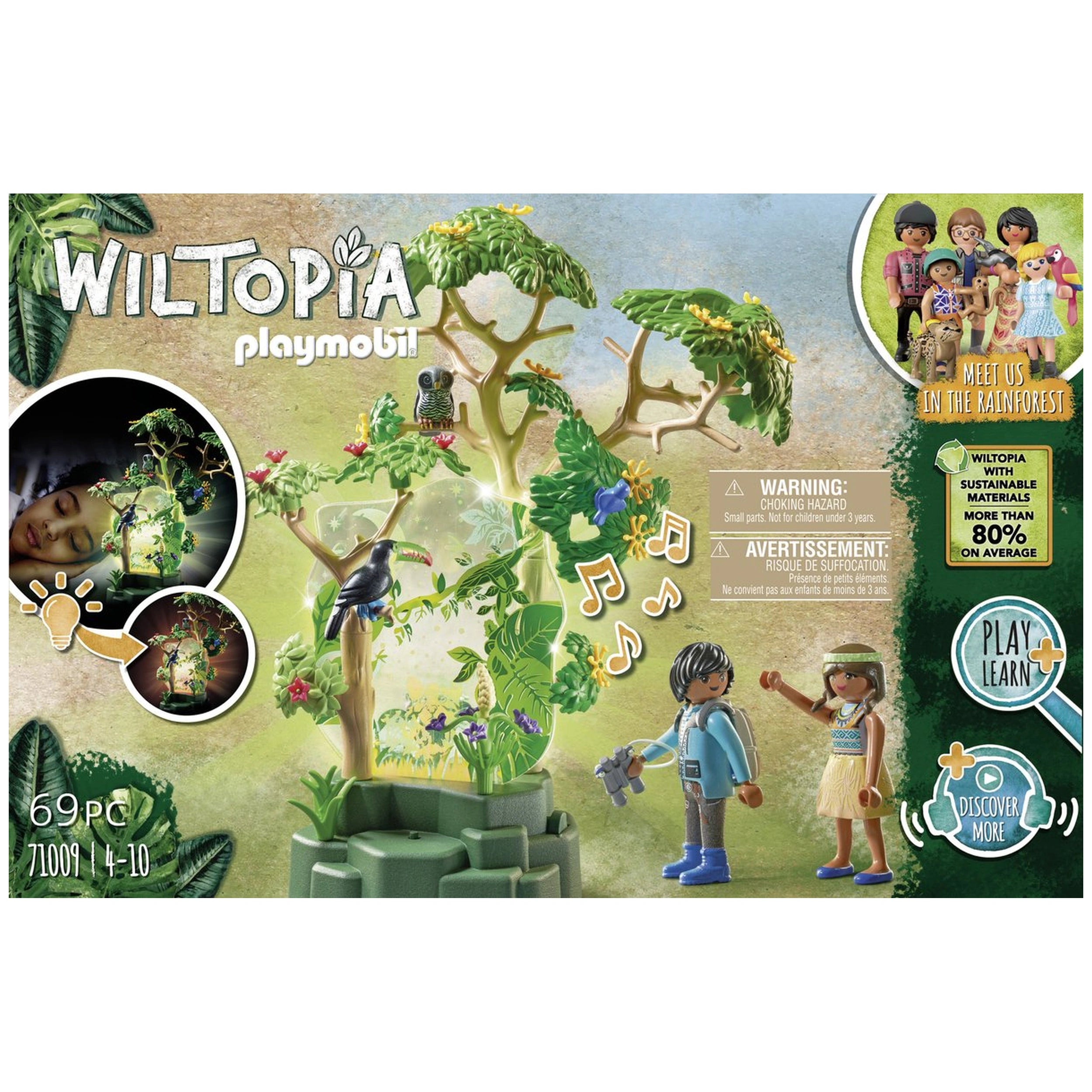 Playmobil Wiltopia Veilleuse Forêt Tropicale - 71009