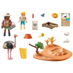 Playmobil Wiltopia Visite de Papa Autruche - 71296