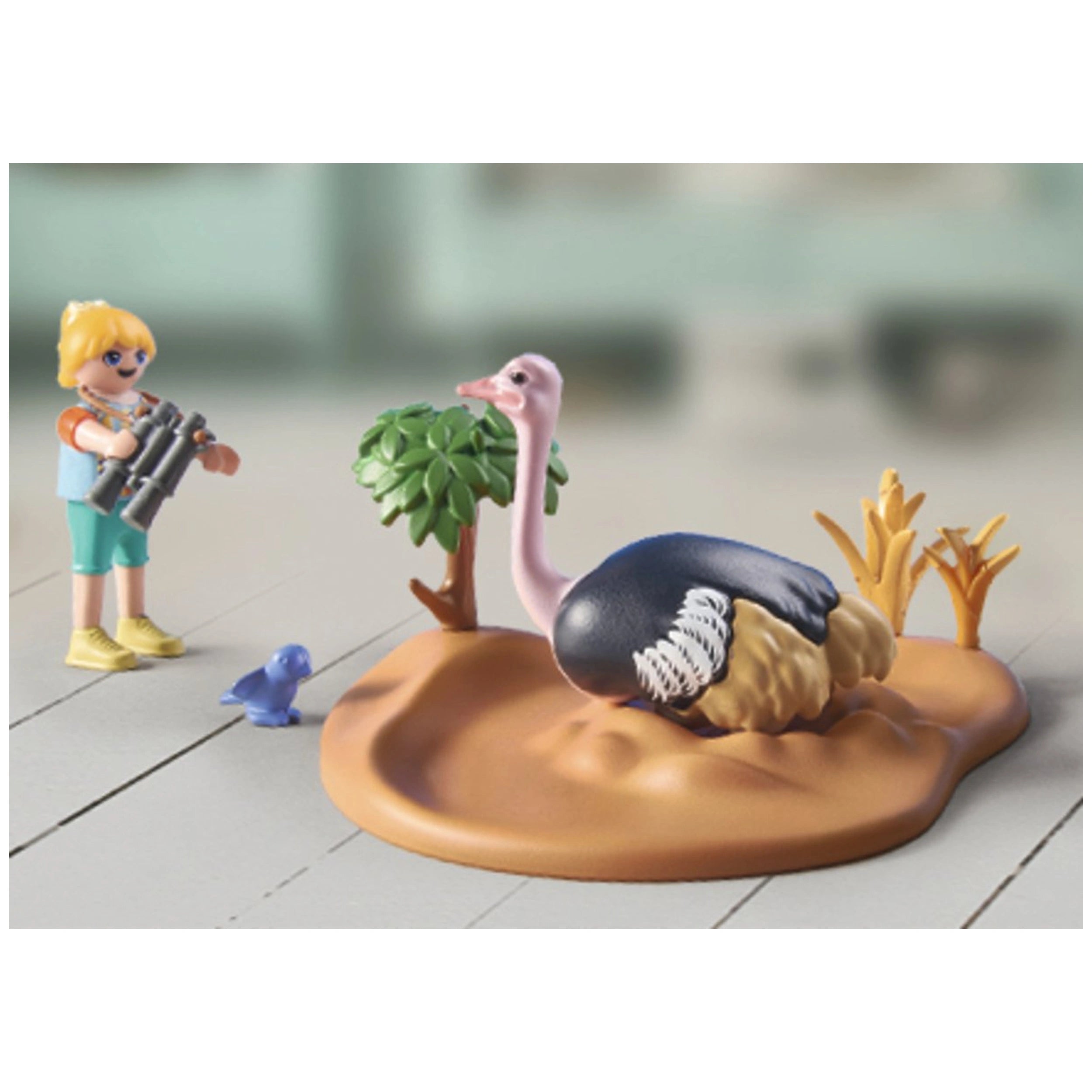Playmobil Wiltopia Visite de Papa Autruche - 71296