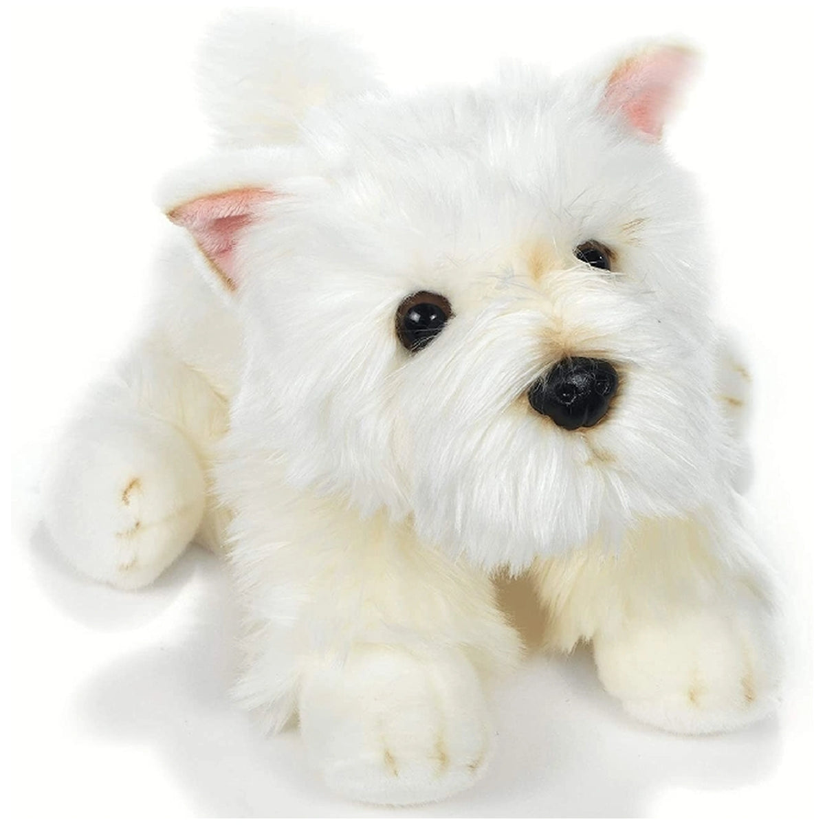 Plush & Co - Angie Petit Westie Blanc en Peluche 30 cm - Animaux en Peluche