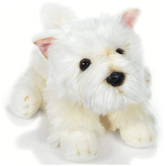 Plush & Co - Angie Petit Westie Blanc en Peluche 30 cm - Animaux en Peluche