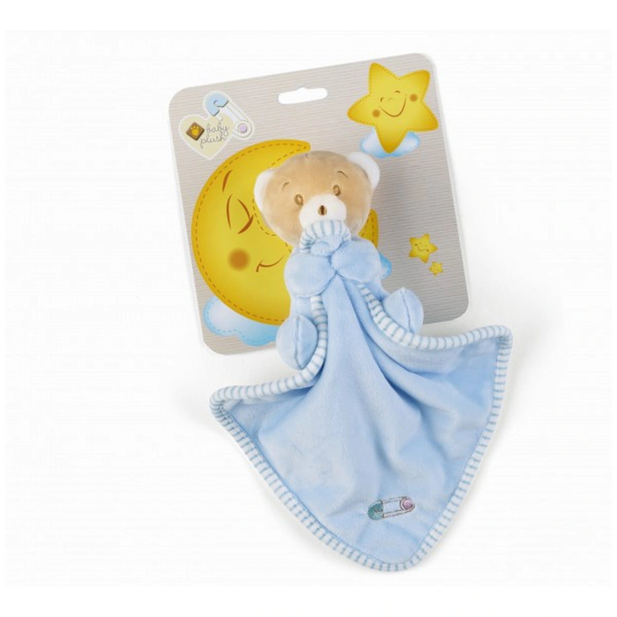 Plush & Co Soins pour Bébé Petit Ours DouDou Bleu 24 cm