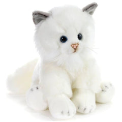 Plush & Co - Peluche Chat Blanc Assis Raji 30 cm - Animaux en Peluche
