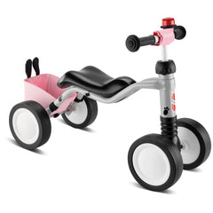 Puky - Wutsch Bundle Pink and Gray Metal Quadricycle - Outdoor Play Equipement Puky