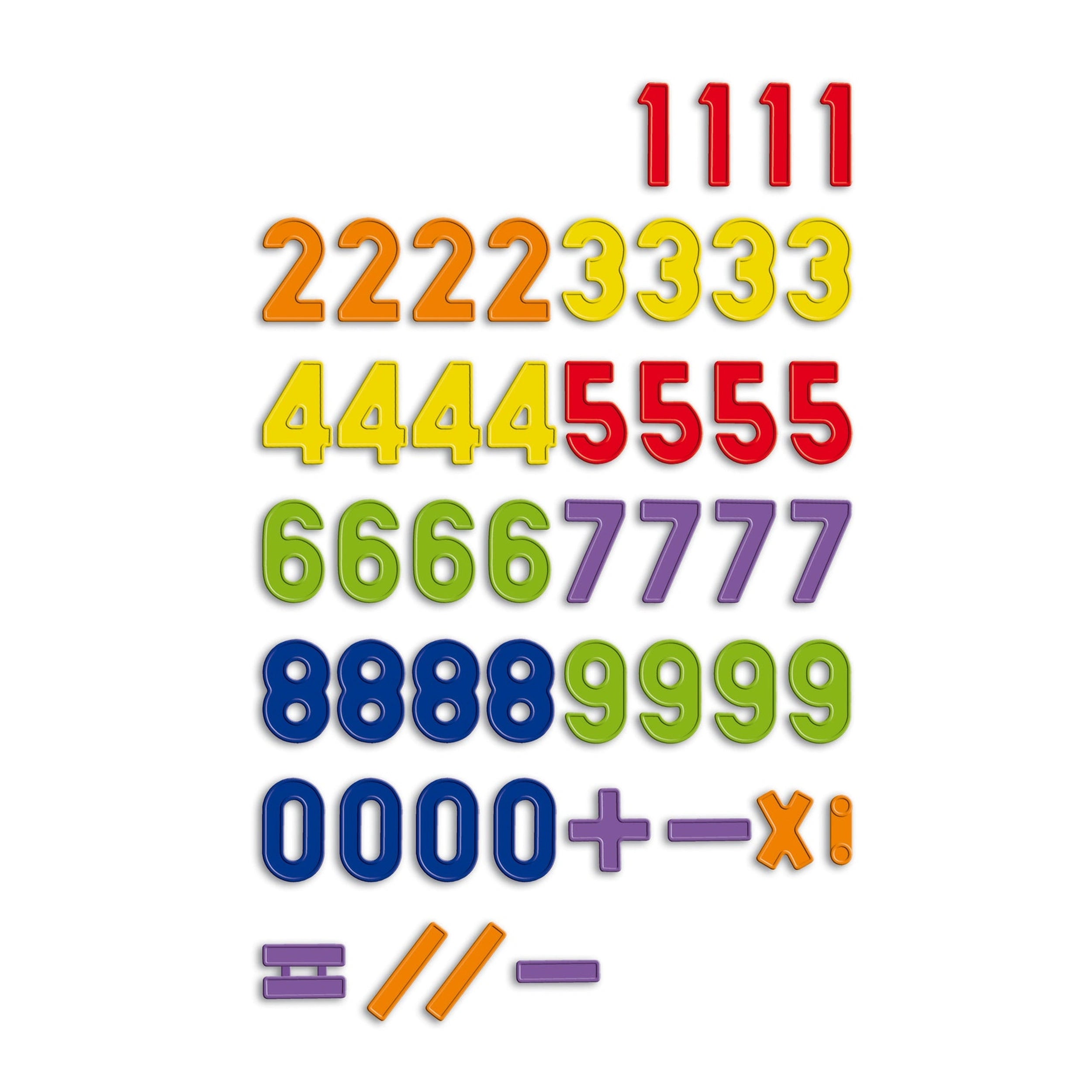 Quercetti 123 Recharges de Nombres Magnétiques - Jouets Éducatifs