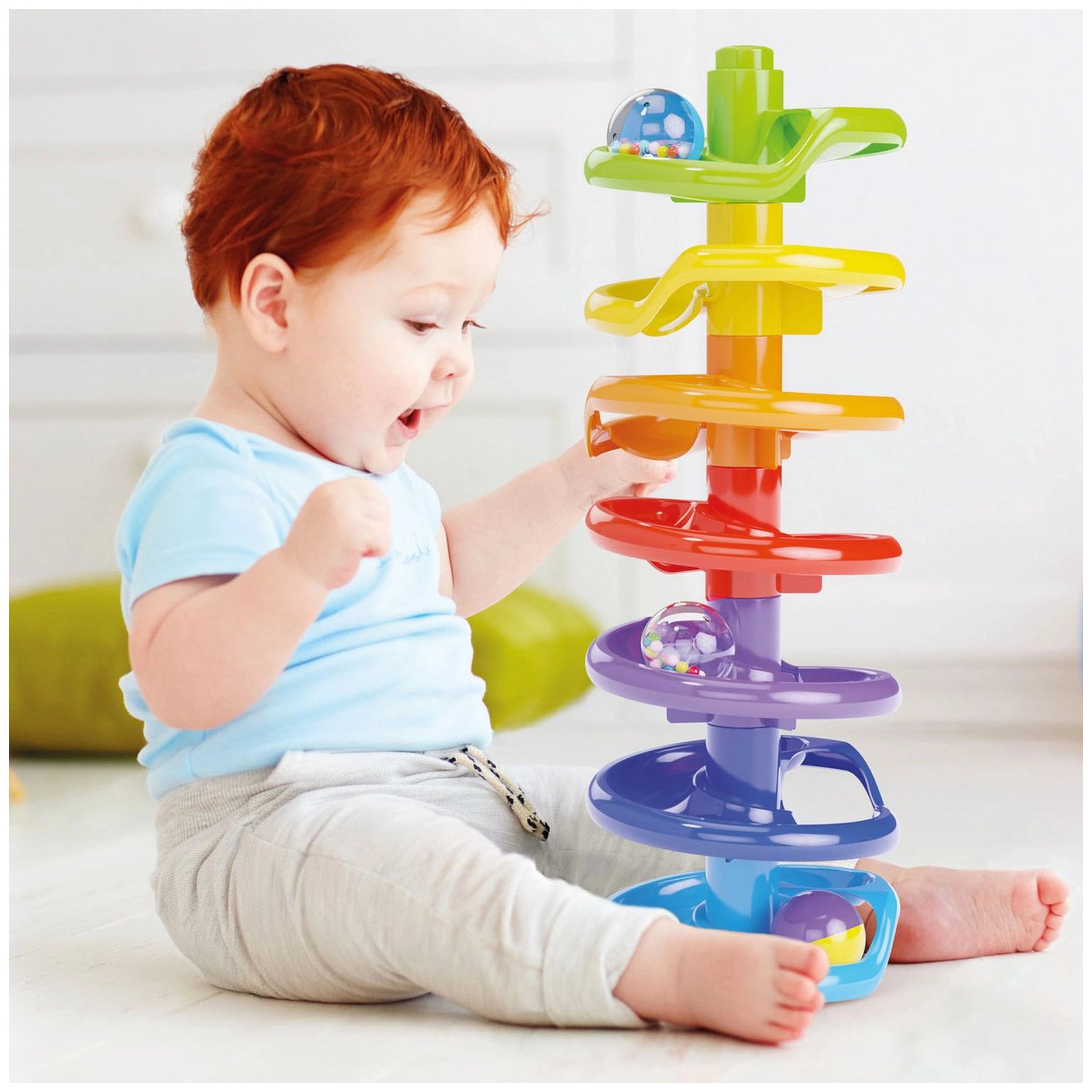 Quercetti Tour en spirale - Jouets d'activité pour bébés