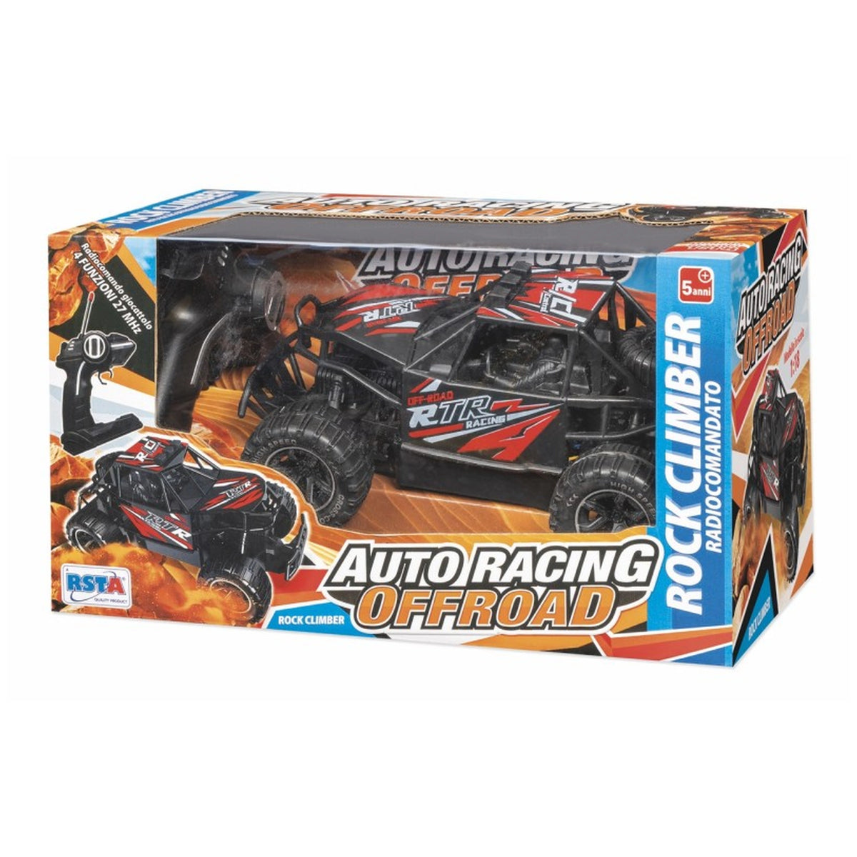 RS Toys - Voiture de Course Tout Terrain RC Grimpeur de Roche - Véhicules de Jeu