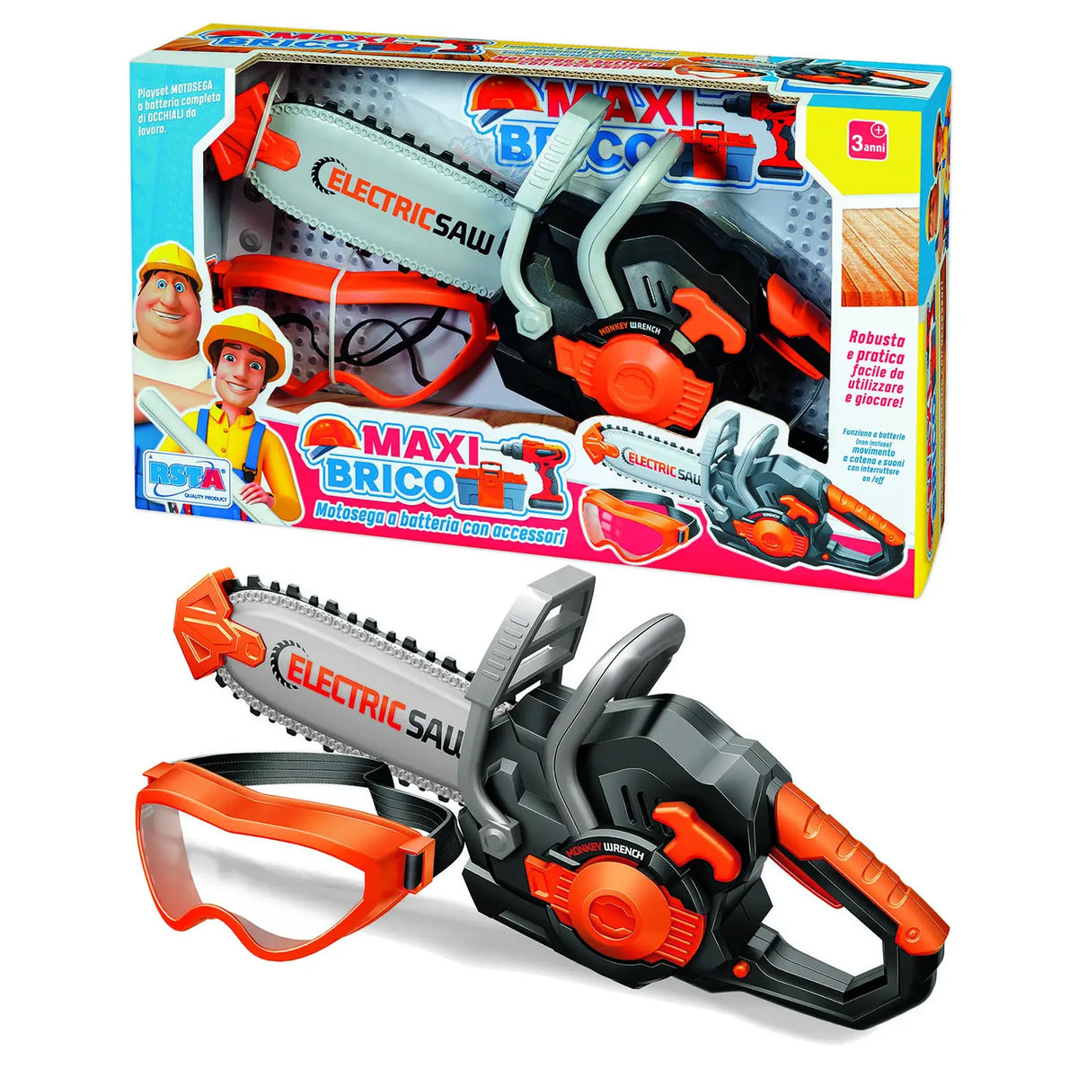 RS Toys - Maxi Brico Tronçonneuse Professions et Jeux de Rôle