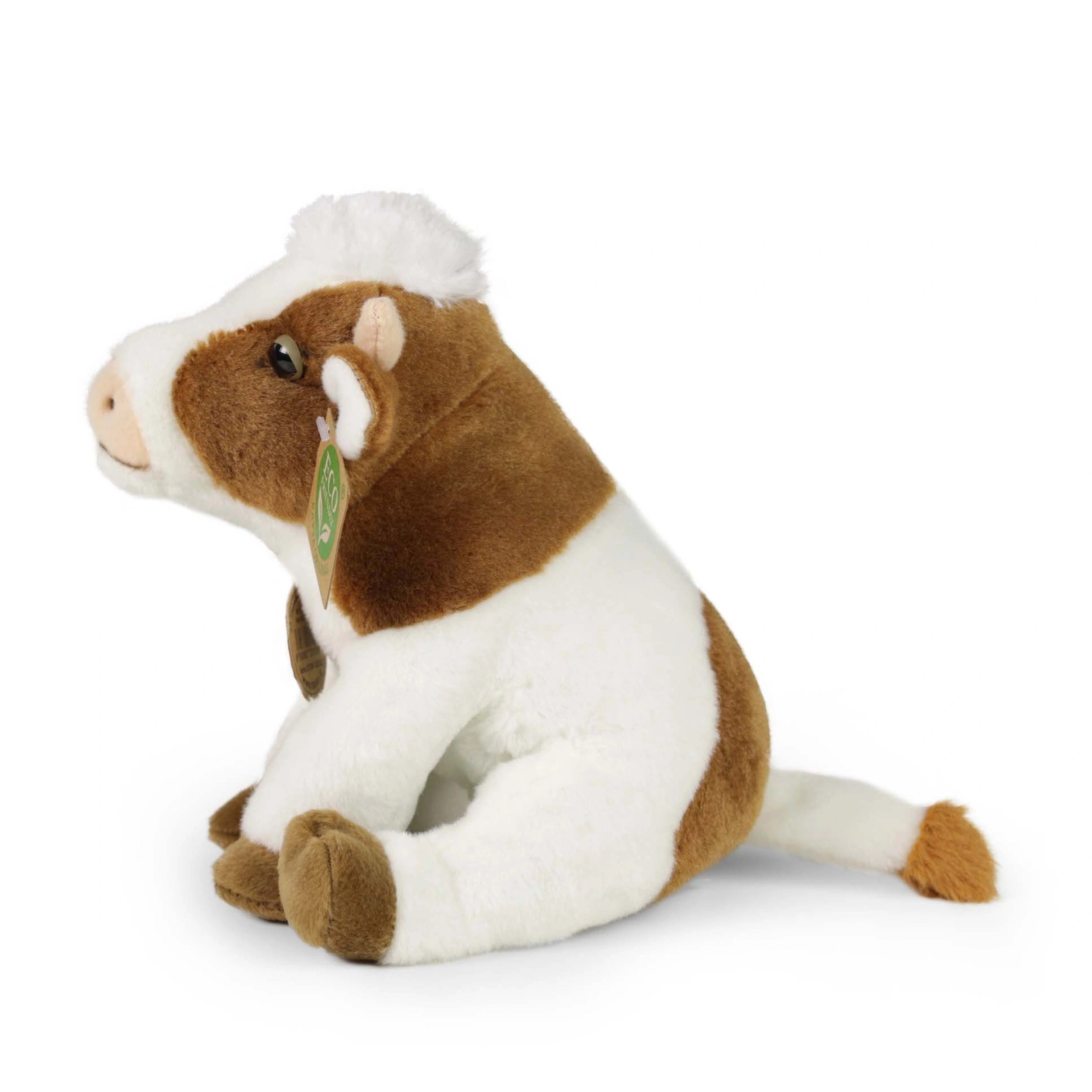 Rappa - Peluche-Vache-18cm-Animaux-En-Tissu-Écologiques