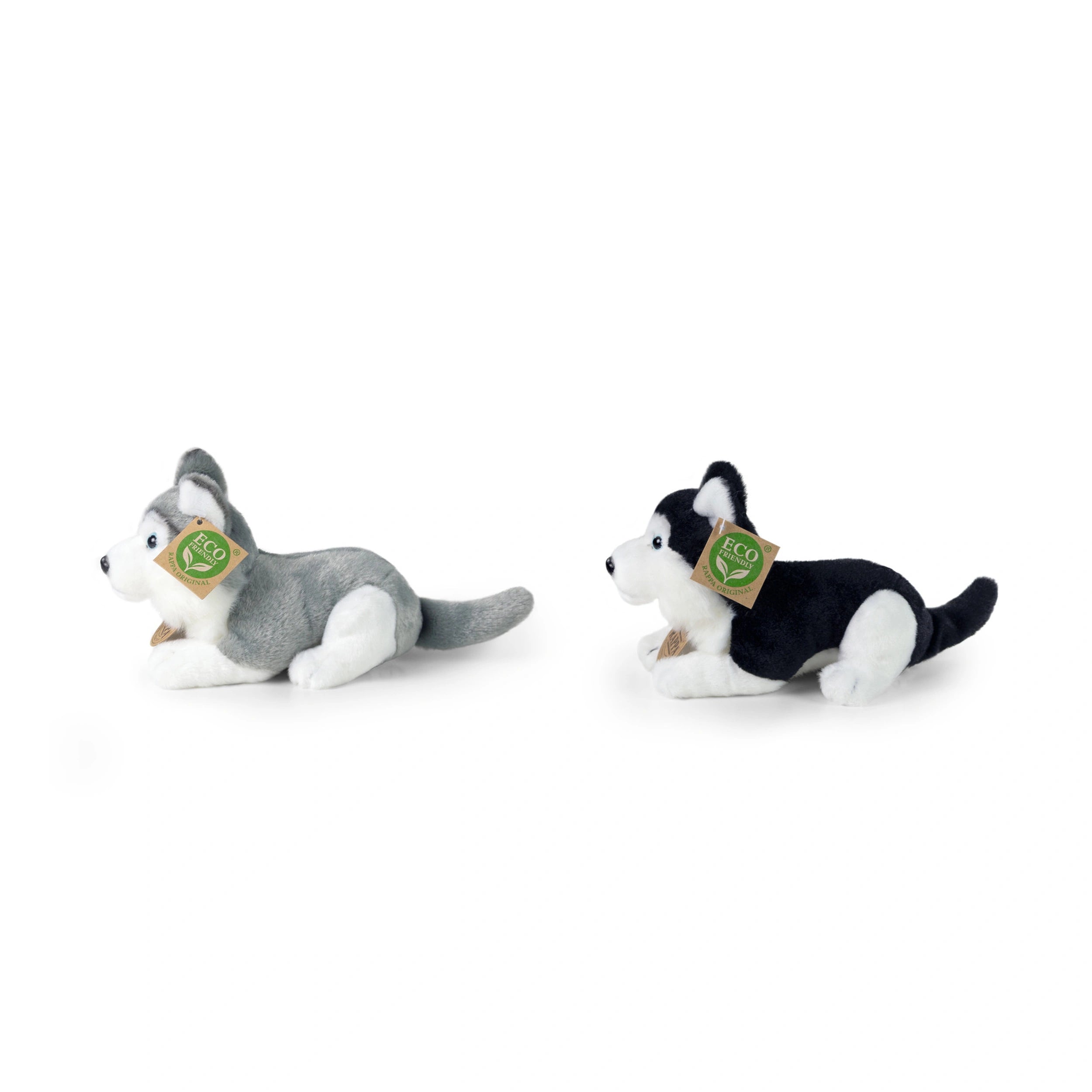 Rappa - Plush Husky dogs asst. 17cm ECO-FRIENDLY - Stuffed Animals