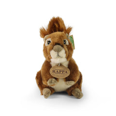 Rappa - Ecureuil en Peluche 17 cm - Animaux en Peluche Écologiques