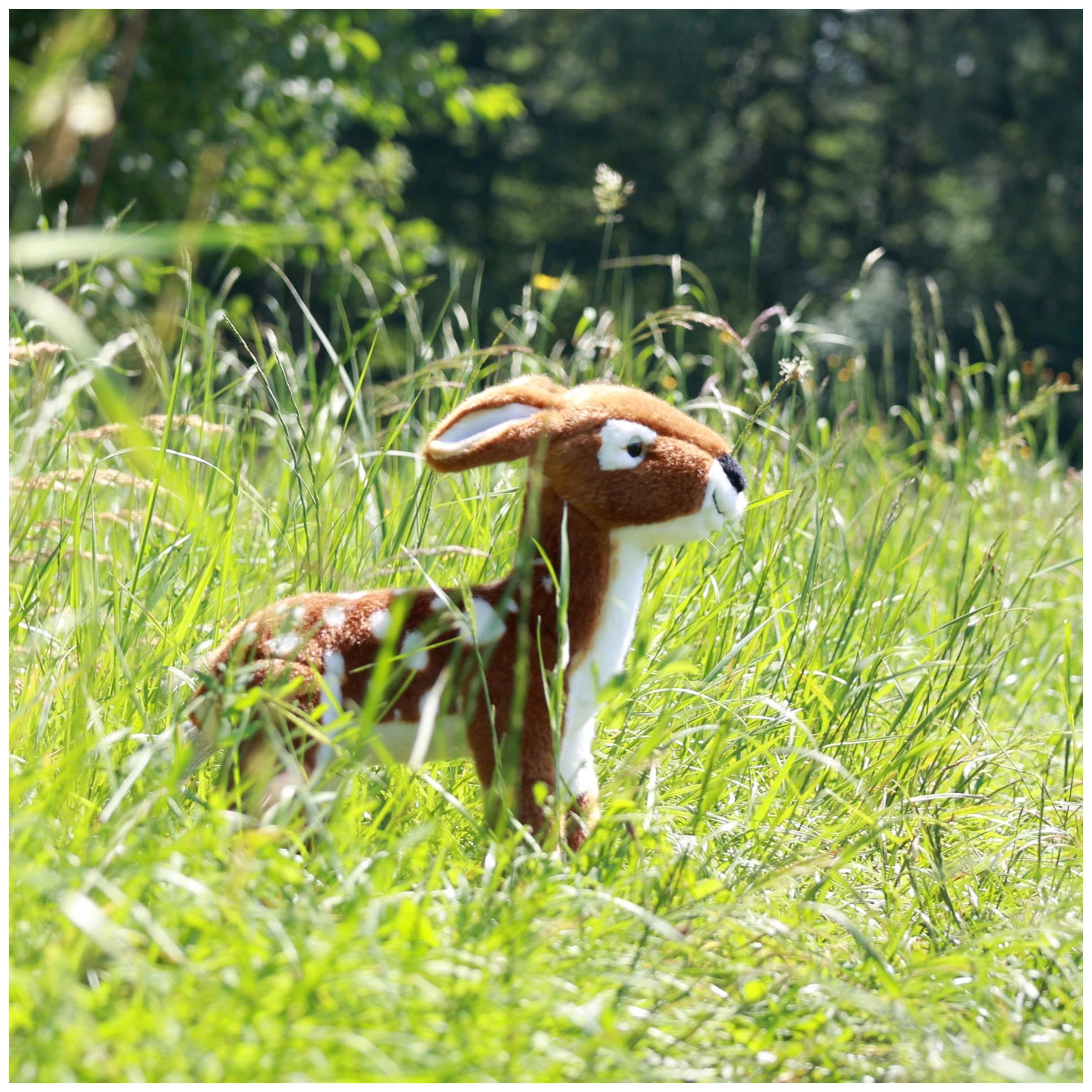 Rappa - Plush fawn/doe 30 cm ECO-FRIENDLY - Stuffed Animals