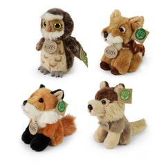 Rappa - Assortiment d'animaux sauvages en peluche 16 cm ECO-F. - Animaux en peluche