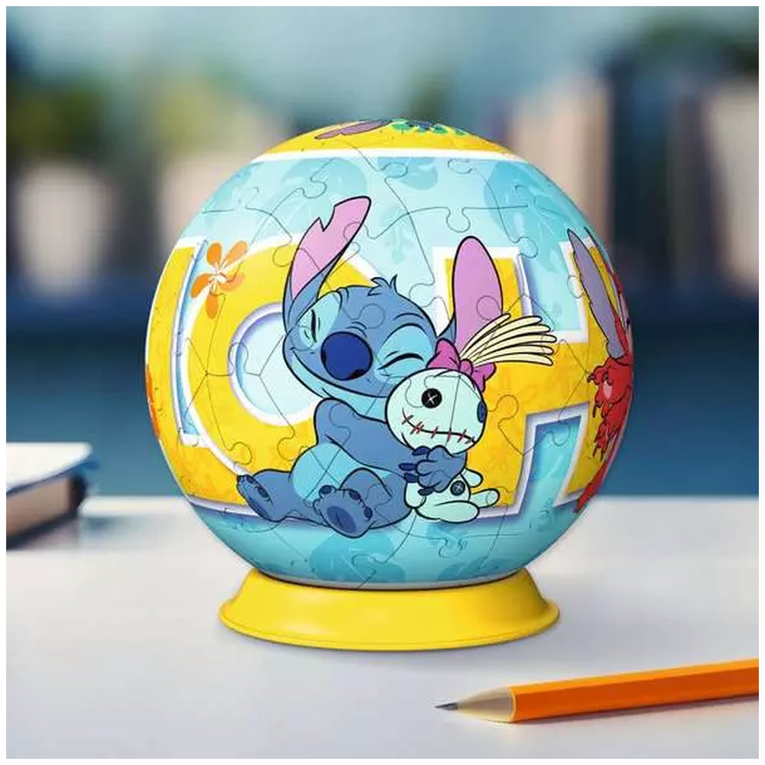 Ravensburger - 3D-Puzzle-Ball-Disney-Stitch-Action-Toy-Figures