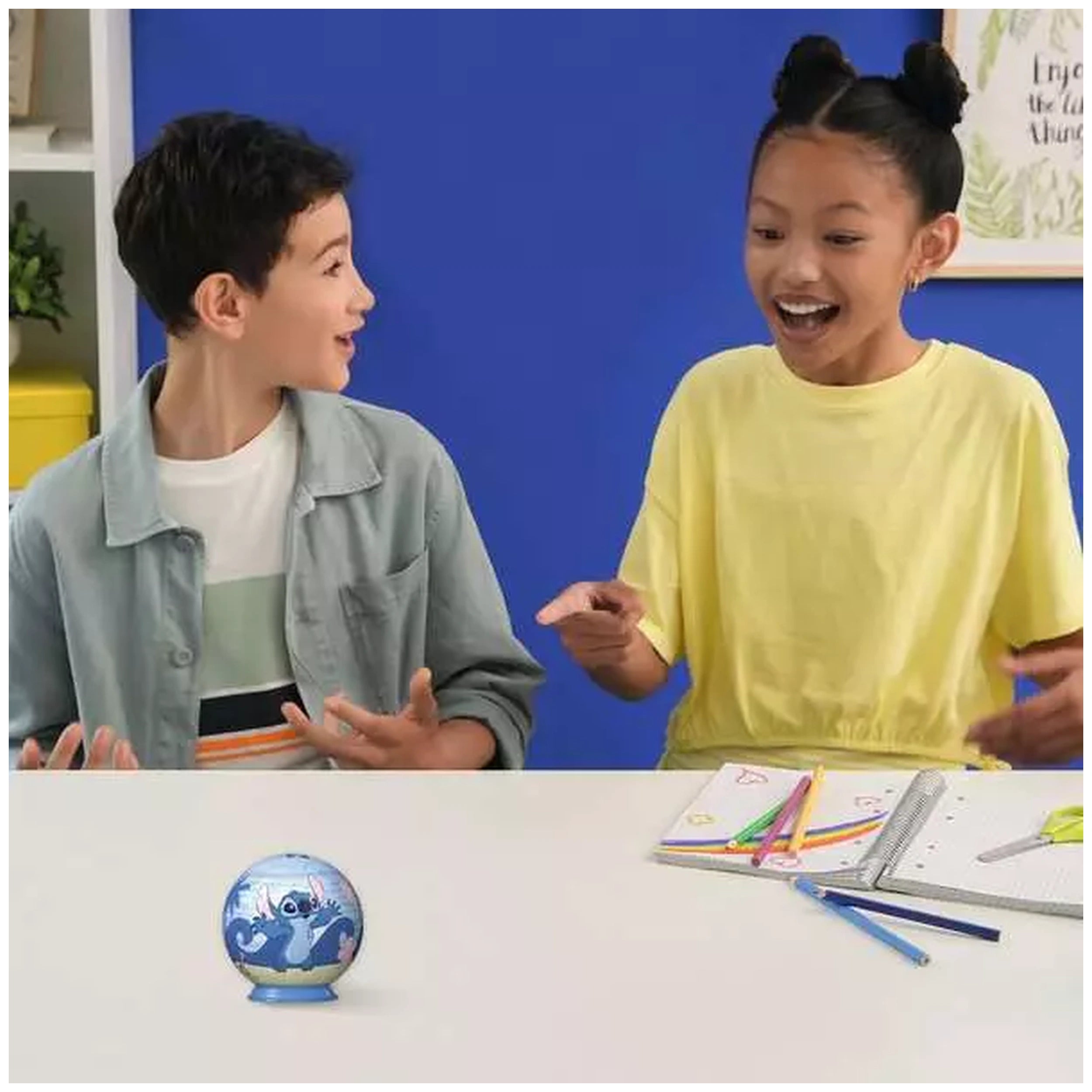 Ravensburger - Ball de Puzzle 3D - Figurines de Jouet Action Disney Stitch