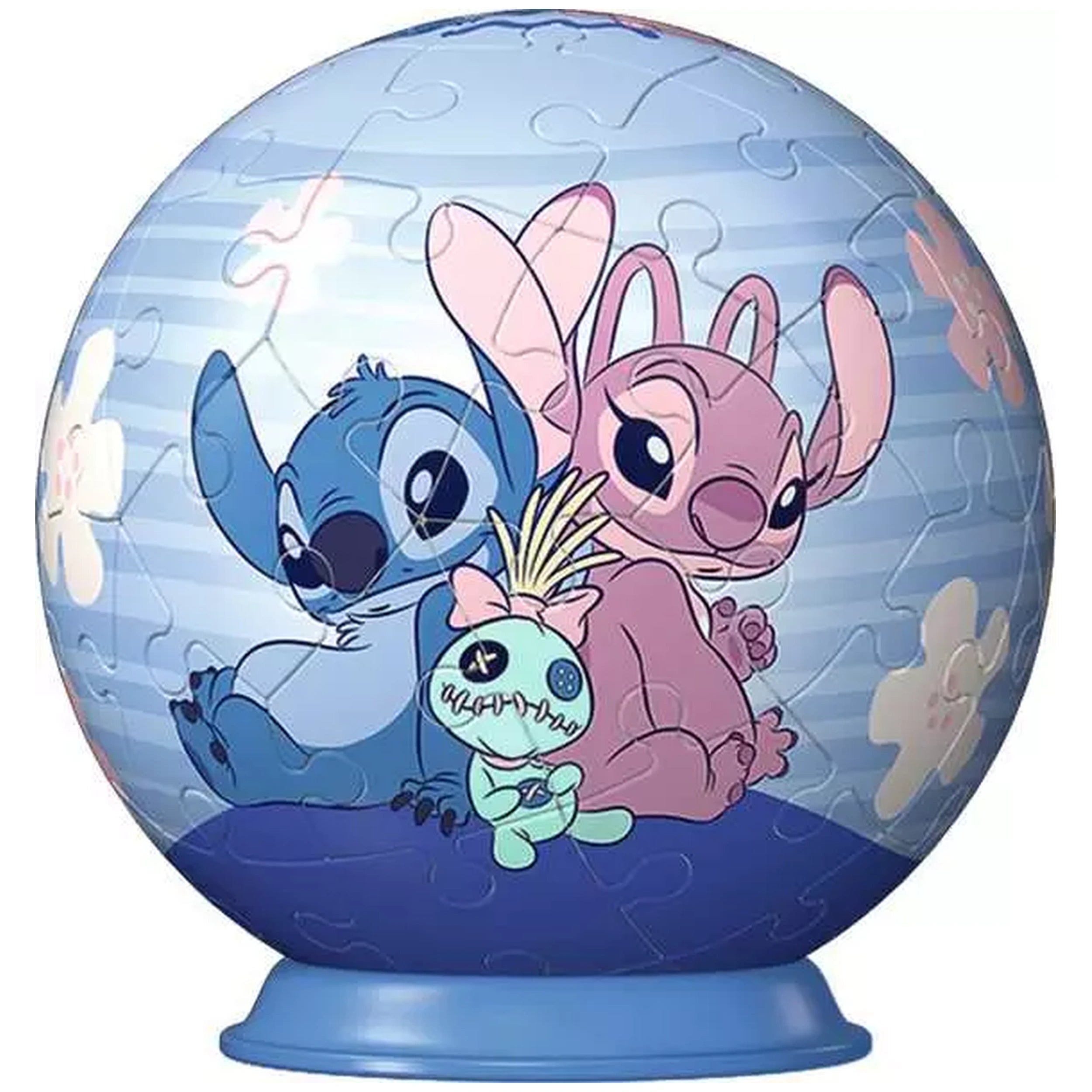 Ravensburger - Ball de Puzzle 3D - Disney Stitch Angel - Figurines d'Action