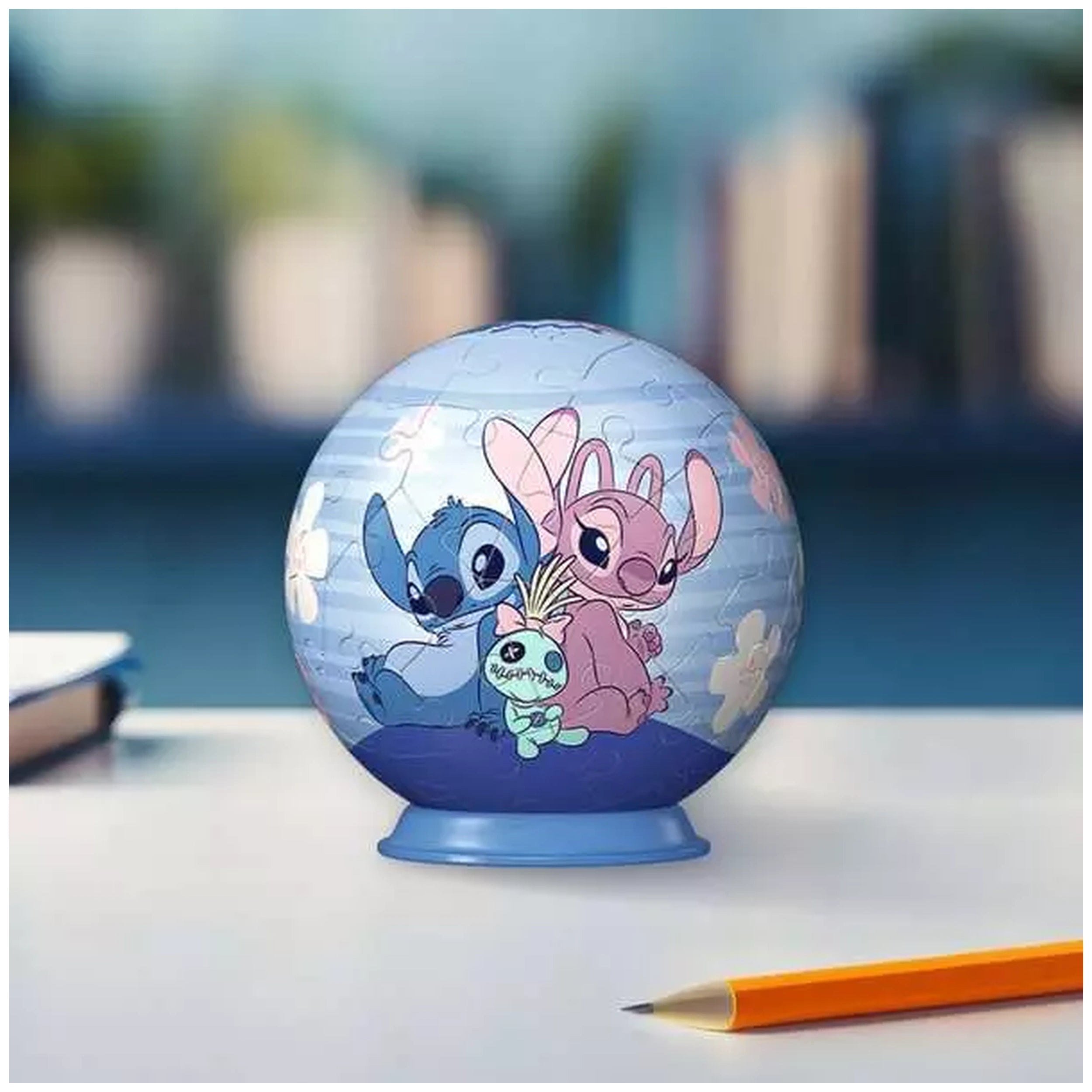 Ravensburger - Ball de Puzzle 3D - Disney Stitch Angel - Figurines d'Action