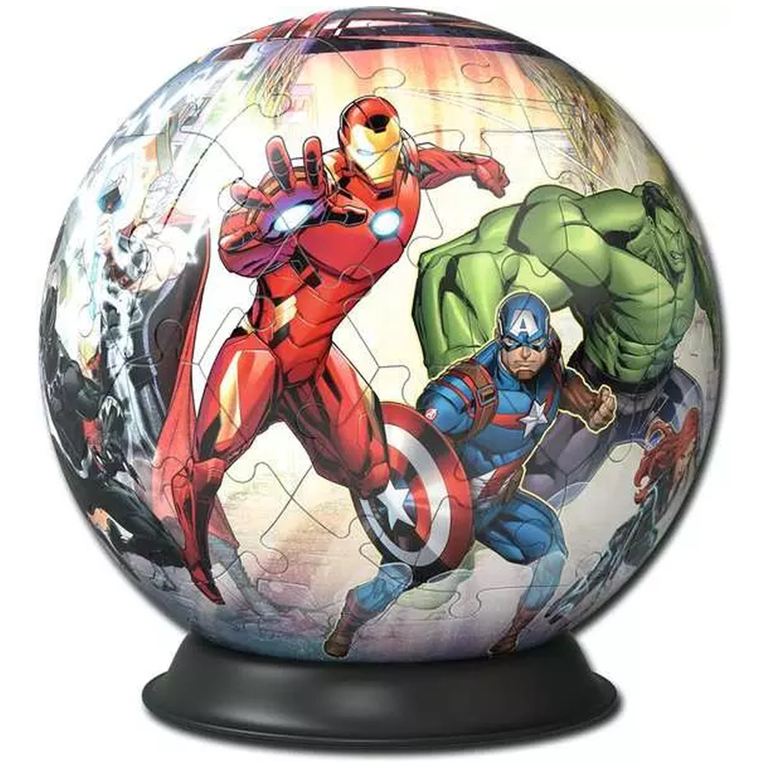 Ravensburger - Boule de Puzzle 3D - Marvel Avengers - Figurines d'Action
