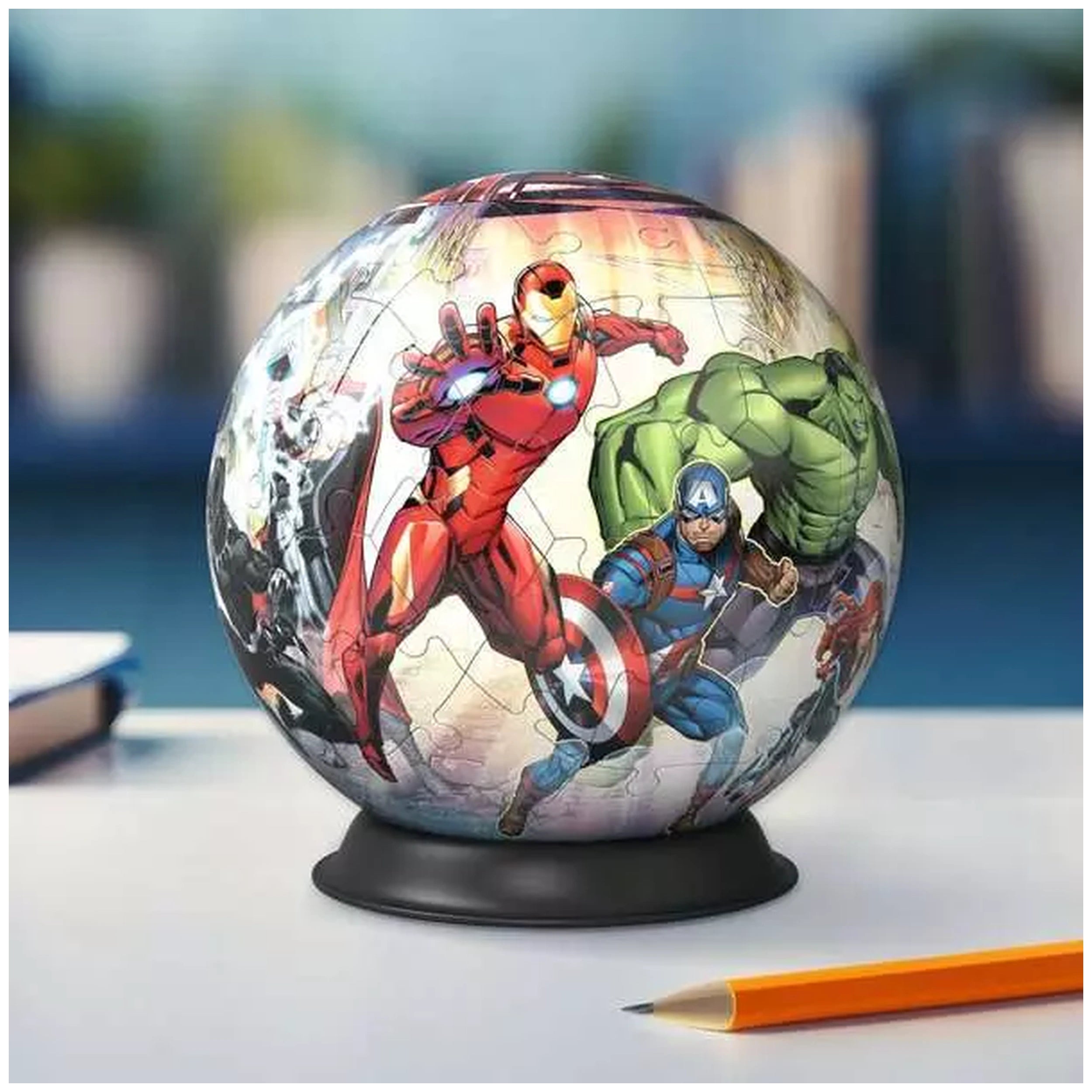 Ravensburger - Boule de Puzzle 3D - Marvel Avengers - Figurines d'Action