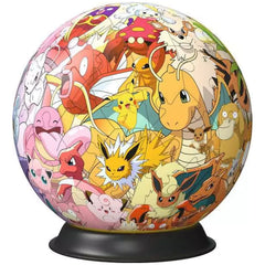 Ravensburger - Puzzle 3D Boule Pokémon Région Kanto Figurines d'Action