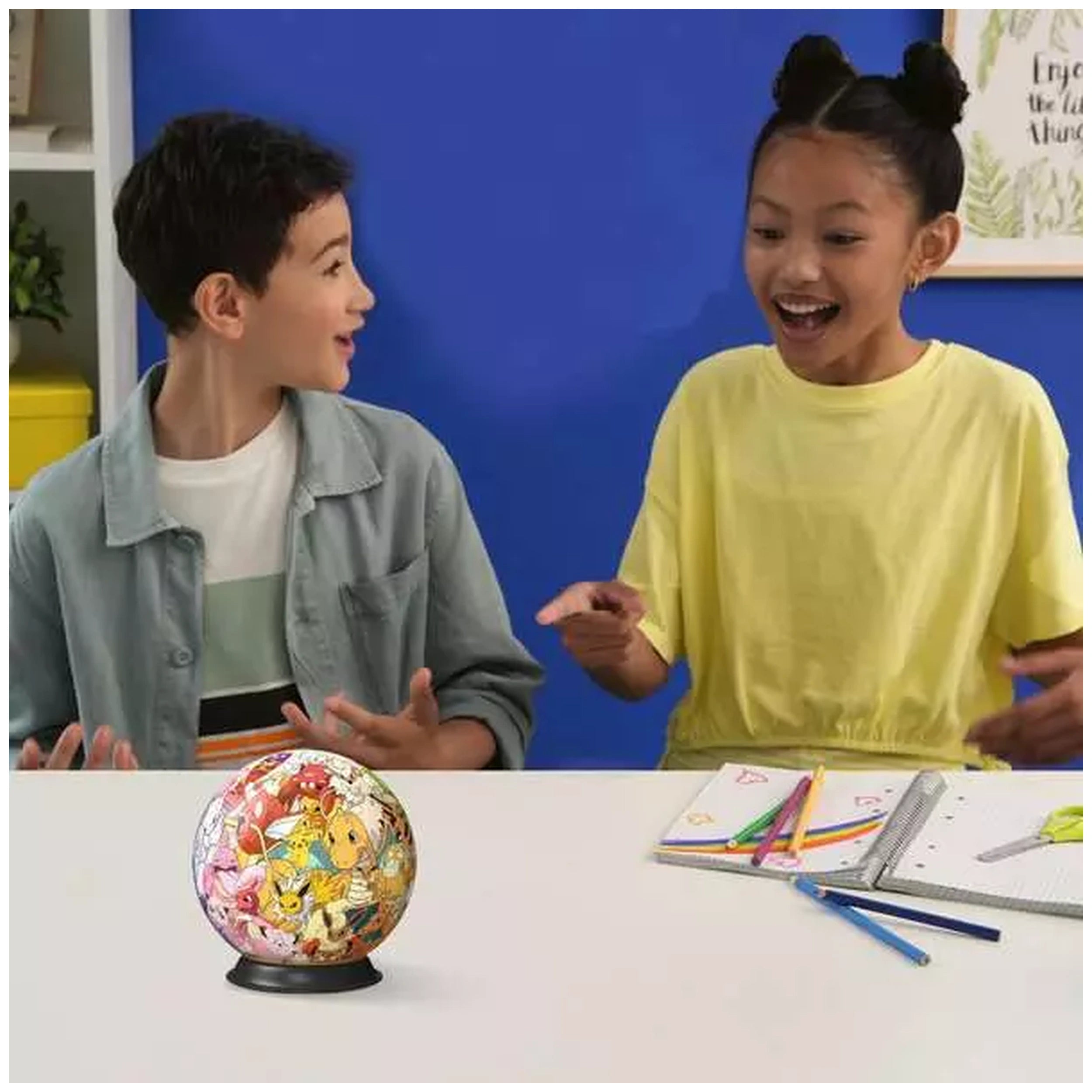 Ravensburger - Puzzle 3D Boule Pokémon Région Kanto Figurines d'Action