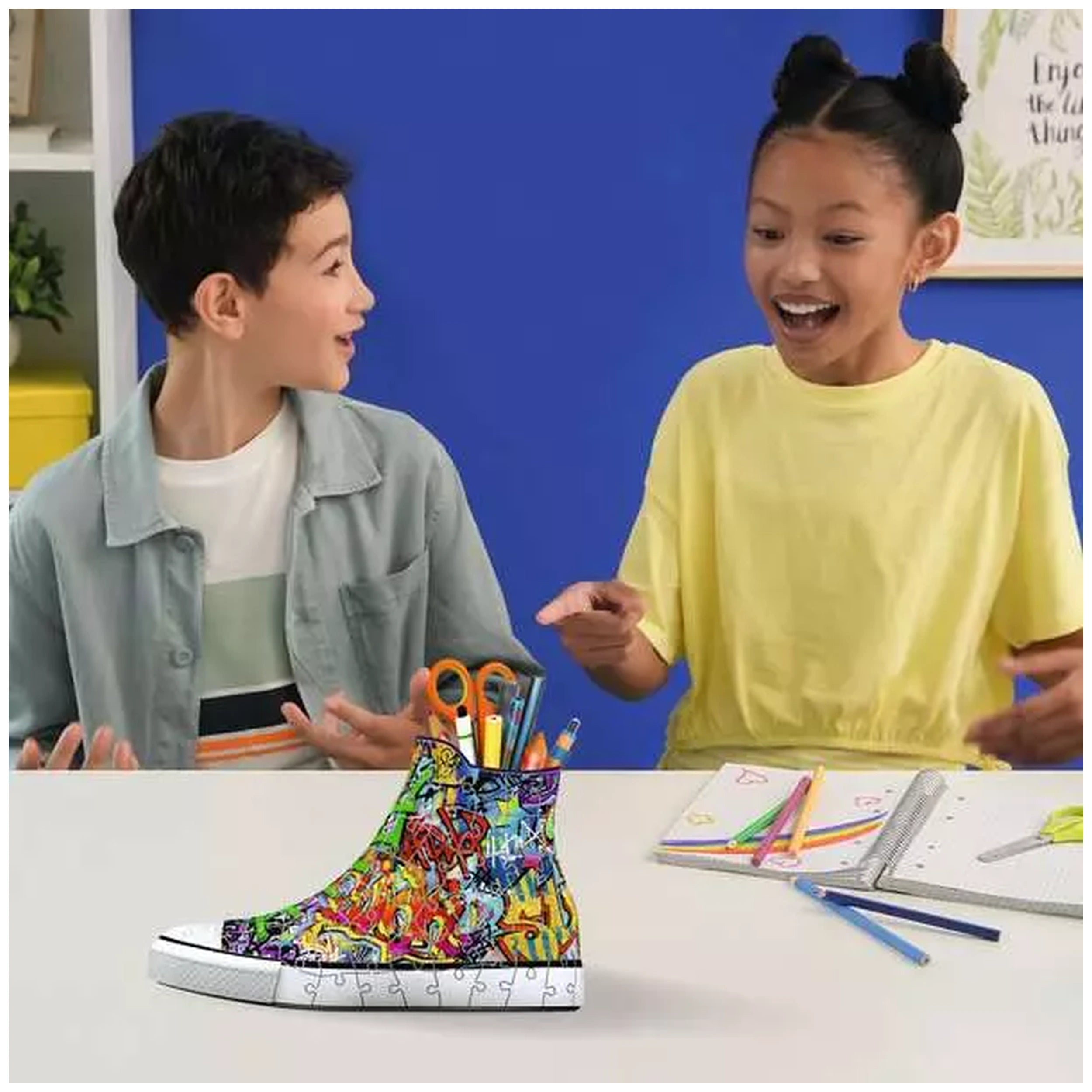 Ravensburger - Figurines de jouet d'action 3D Puzzle Sneakers Skyline