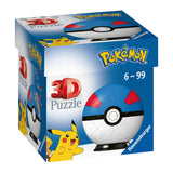 Ravensburger 3d Puzzle Pokemon Mega Ball 54 Pieces