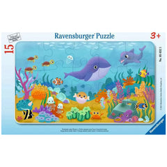 Ravensburger - Animal Sous-Marin - 15 Pièces - Puzzles