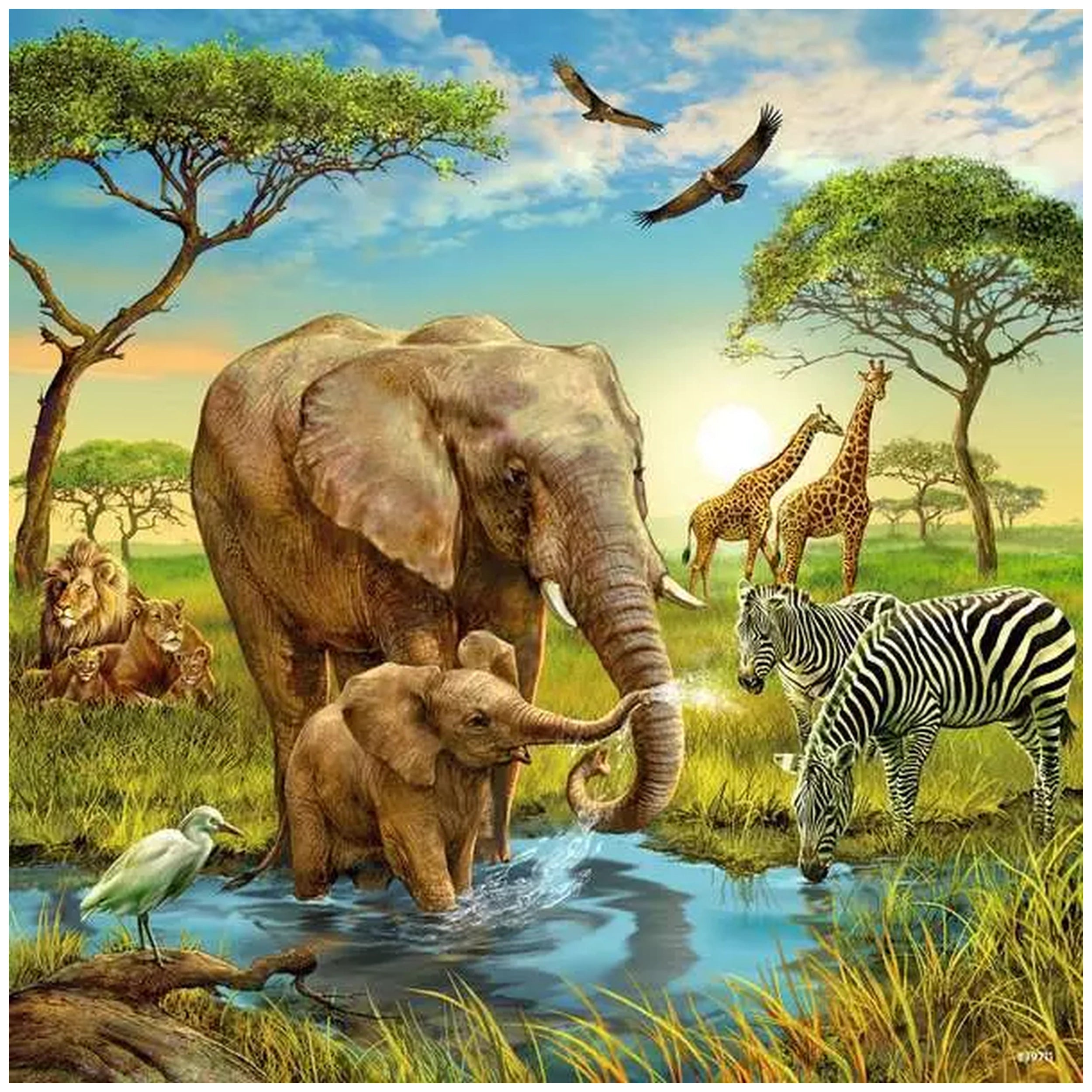 Ravensburger - Animaux de la Terre - 3x49 pièces - Puzzles