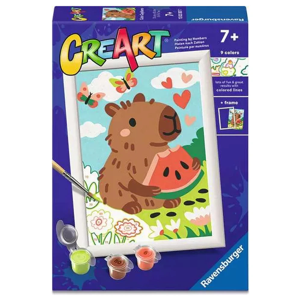 Ravensburger - Arts Crafts - CreArt Capibara Goloso - 7 Years - Creativity Development