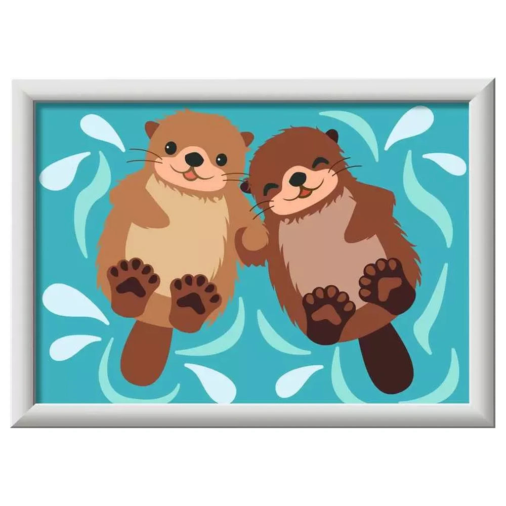 Ravensburger - Arts Crafts - CreArt Carefree Beavers - 7 Years - Creativity Development