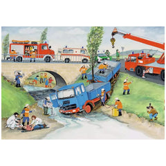 Ravensburger - At The Fire Department - 2x24 Pieces - Puzzles