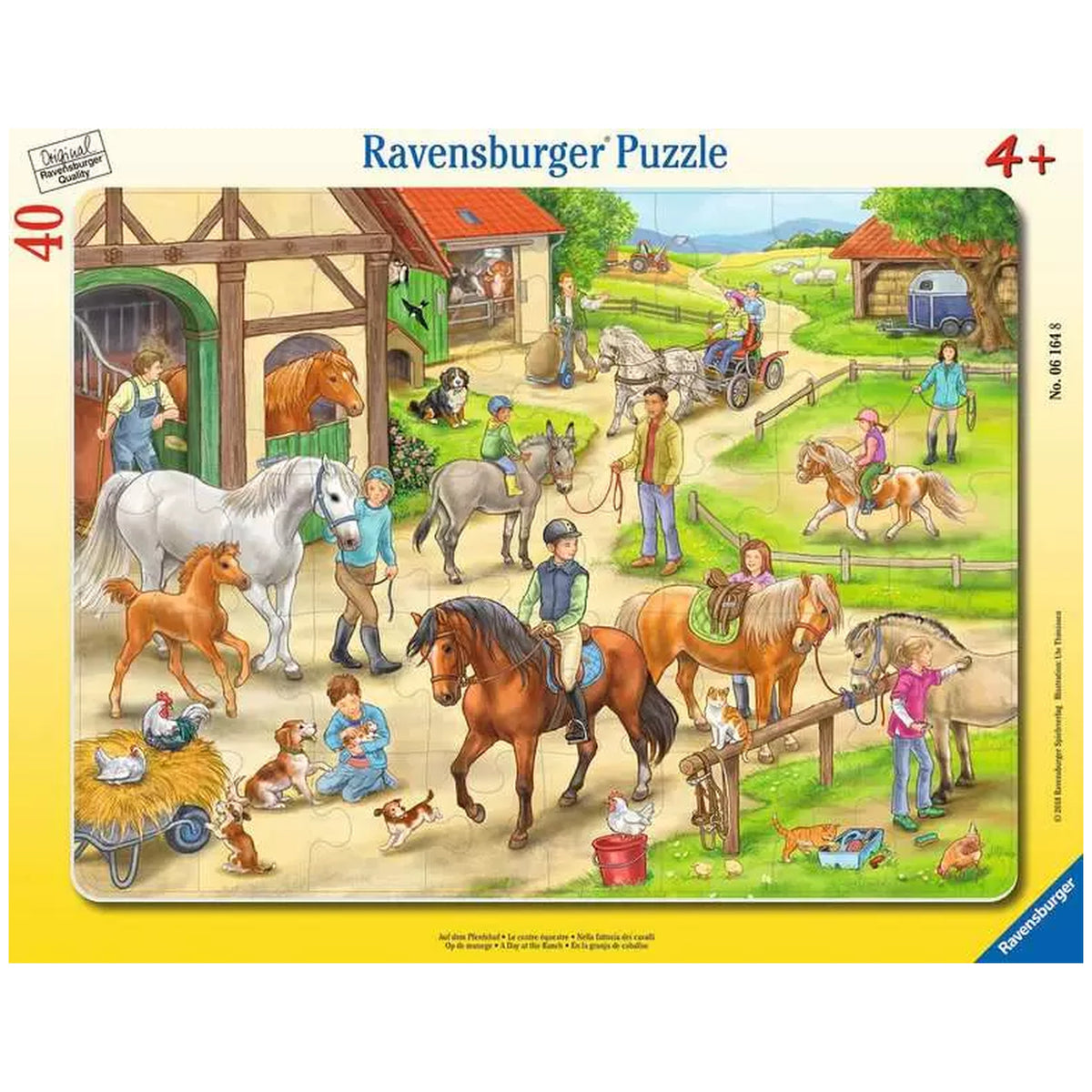 Ravensburger - À la ferme équestre - 40 pièces - Puzzles