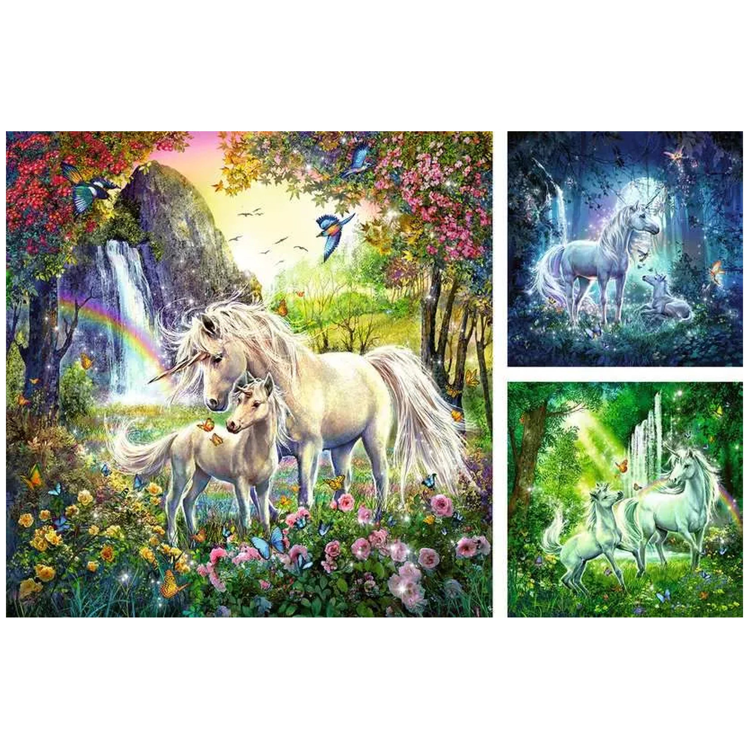 Ravensburger - Beaux Licornes - 3x49 Pièces - Puzzles