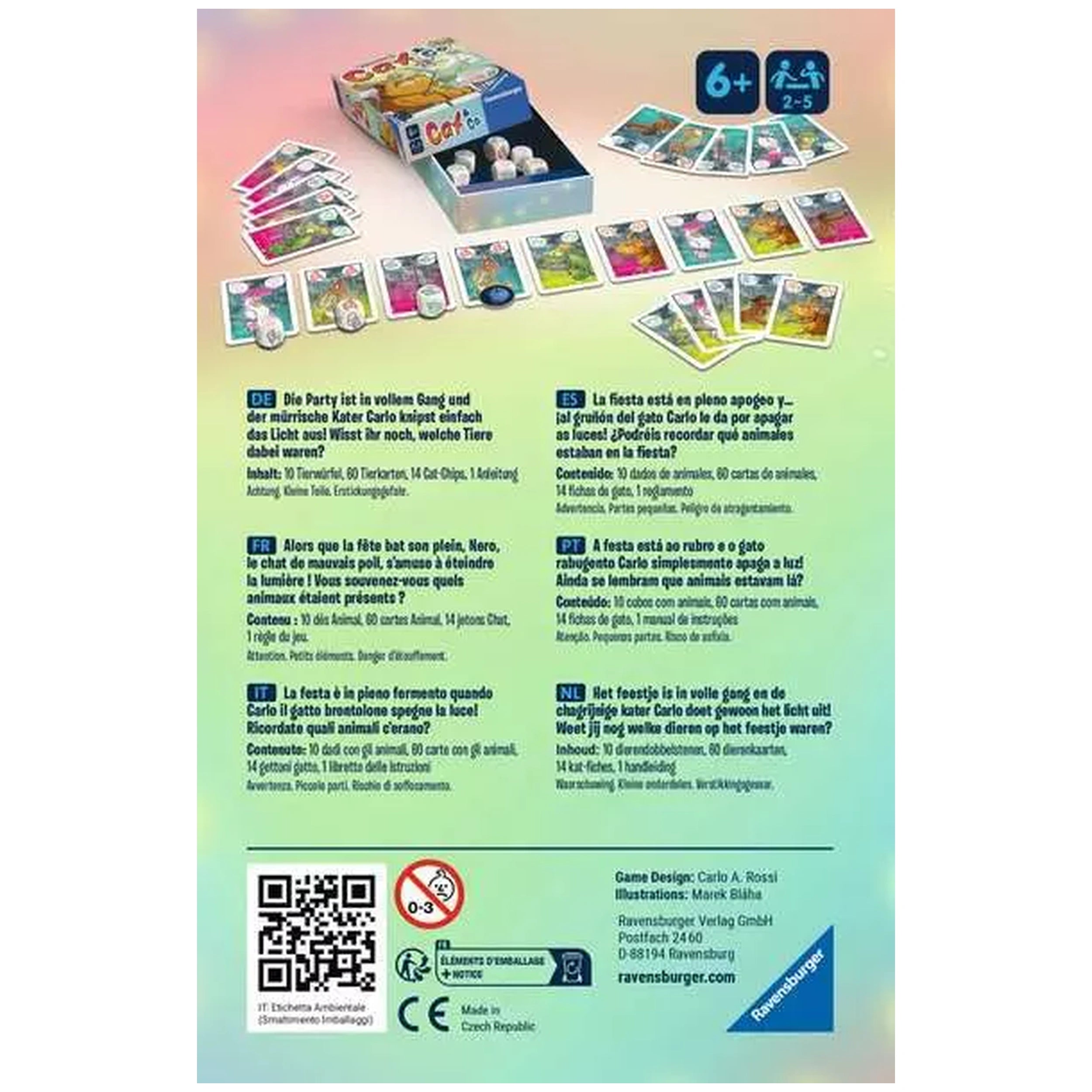 Ravensburger - Cat & Co. - Jeu de société - Instructions multilingues