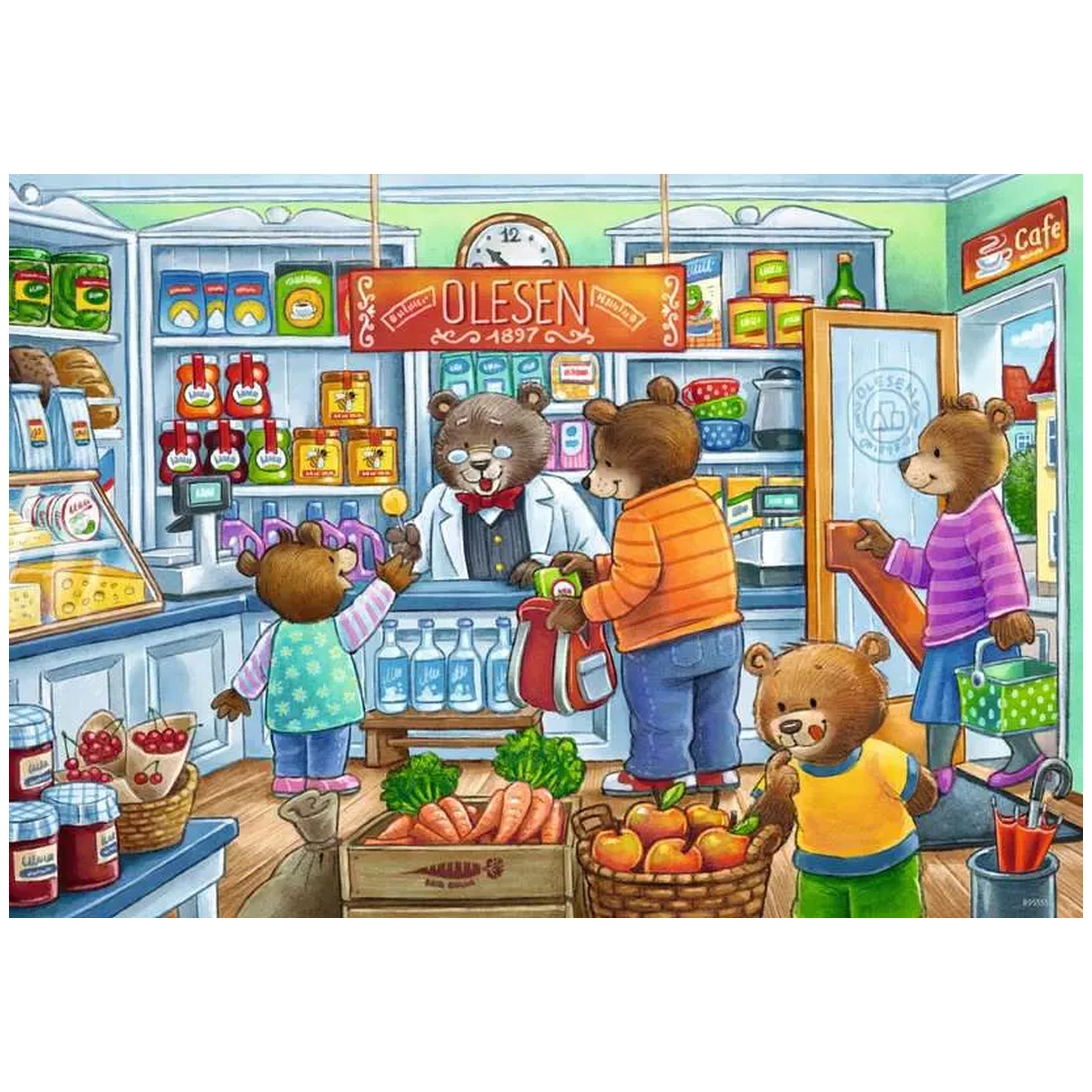 Ravensburger - Come On Lets Go Shopping - 2x12 Pieces - Puzzles