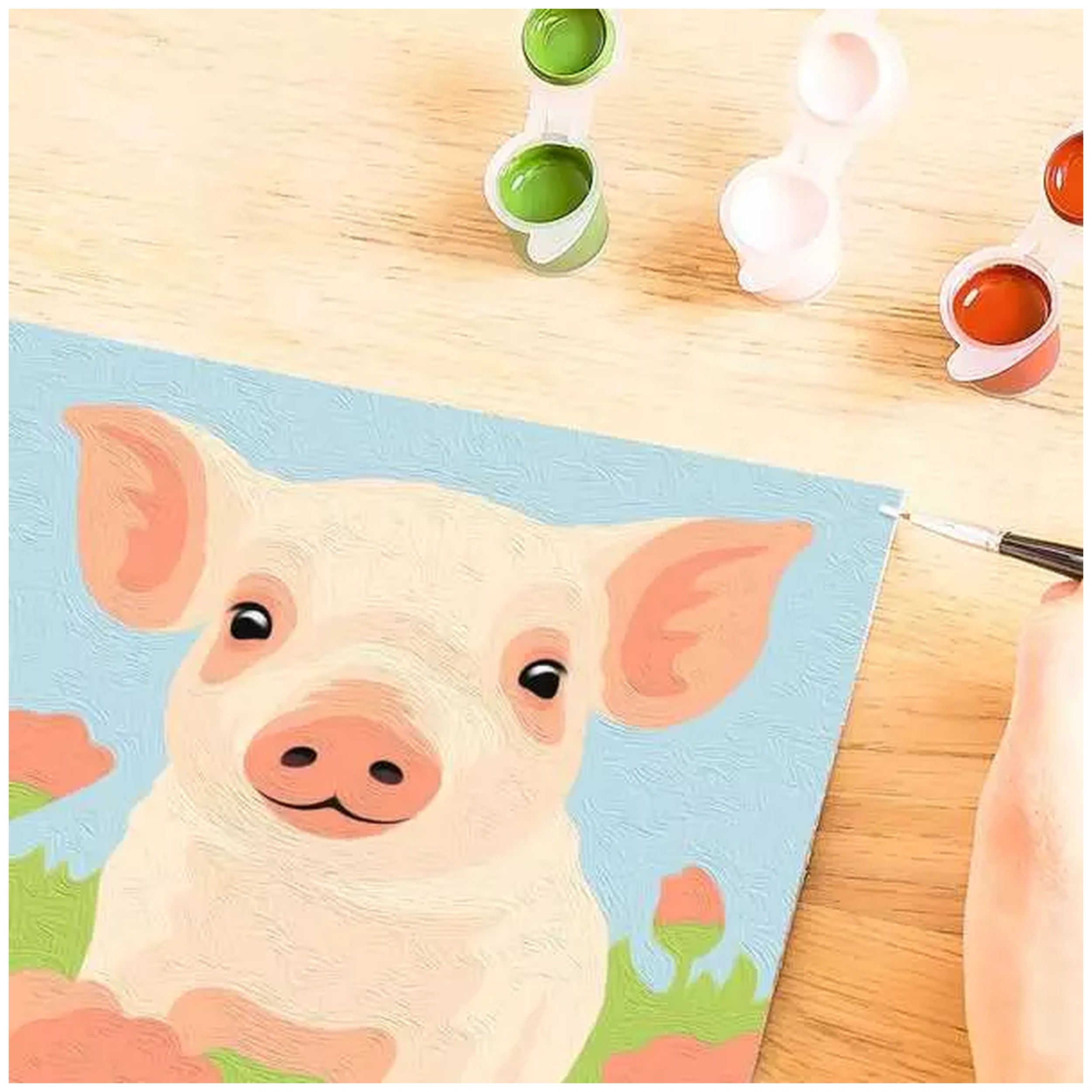 Ravensburger - CreArt Animals Little Pig - Arts & Crafts