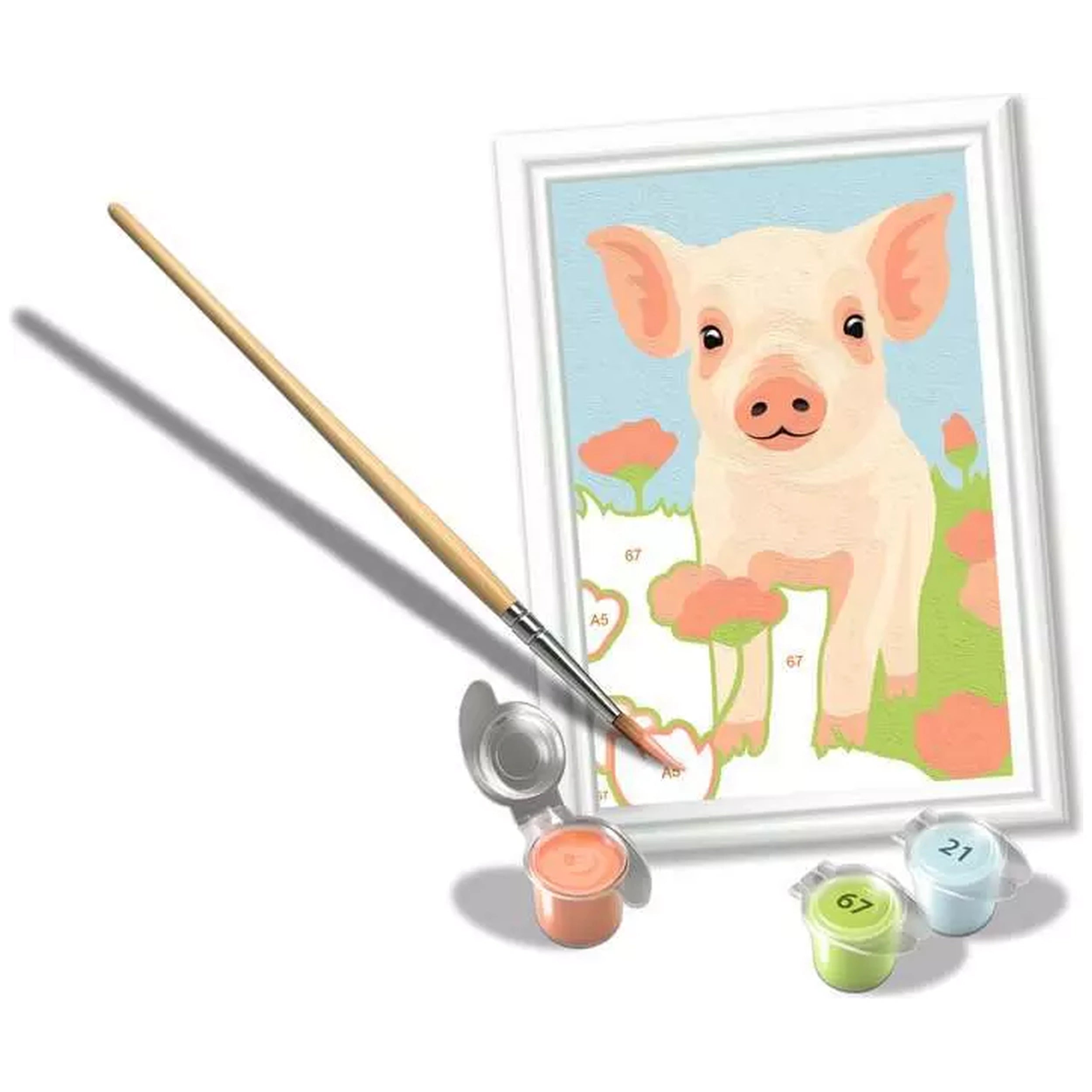 Ravensburger - CreArt Animals Little Pig - Arts & Crafts