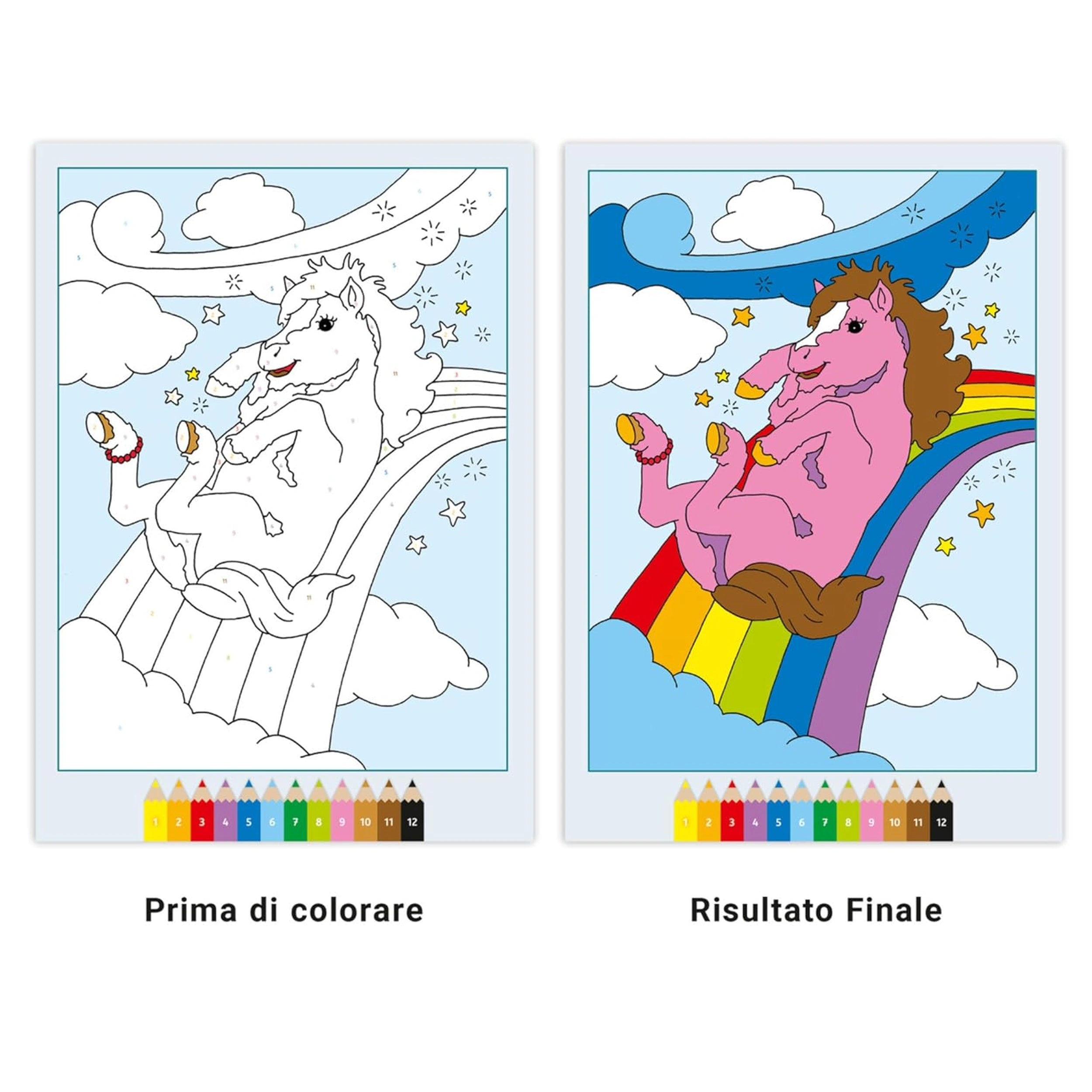 Ravensburger - CreArt-Creative-Colouring-Book-Magic-Ponies - Arts-Crafts