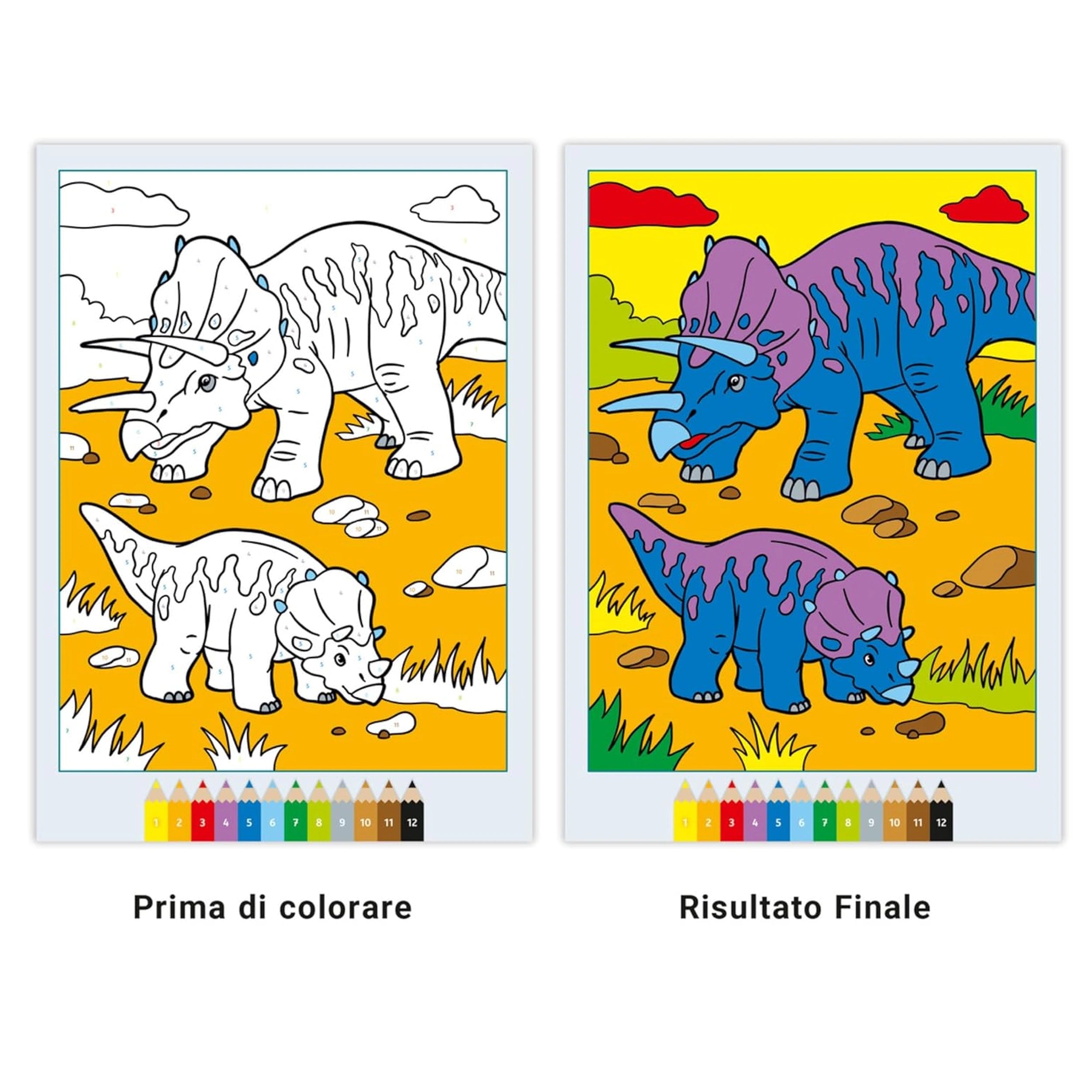 Ravensburger - CreArt - Livre de coloriage créatif - Dinosaures effrayants - Arts et loisirs créatifs