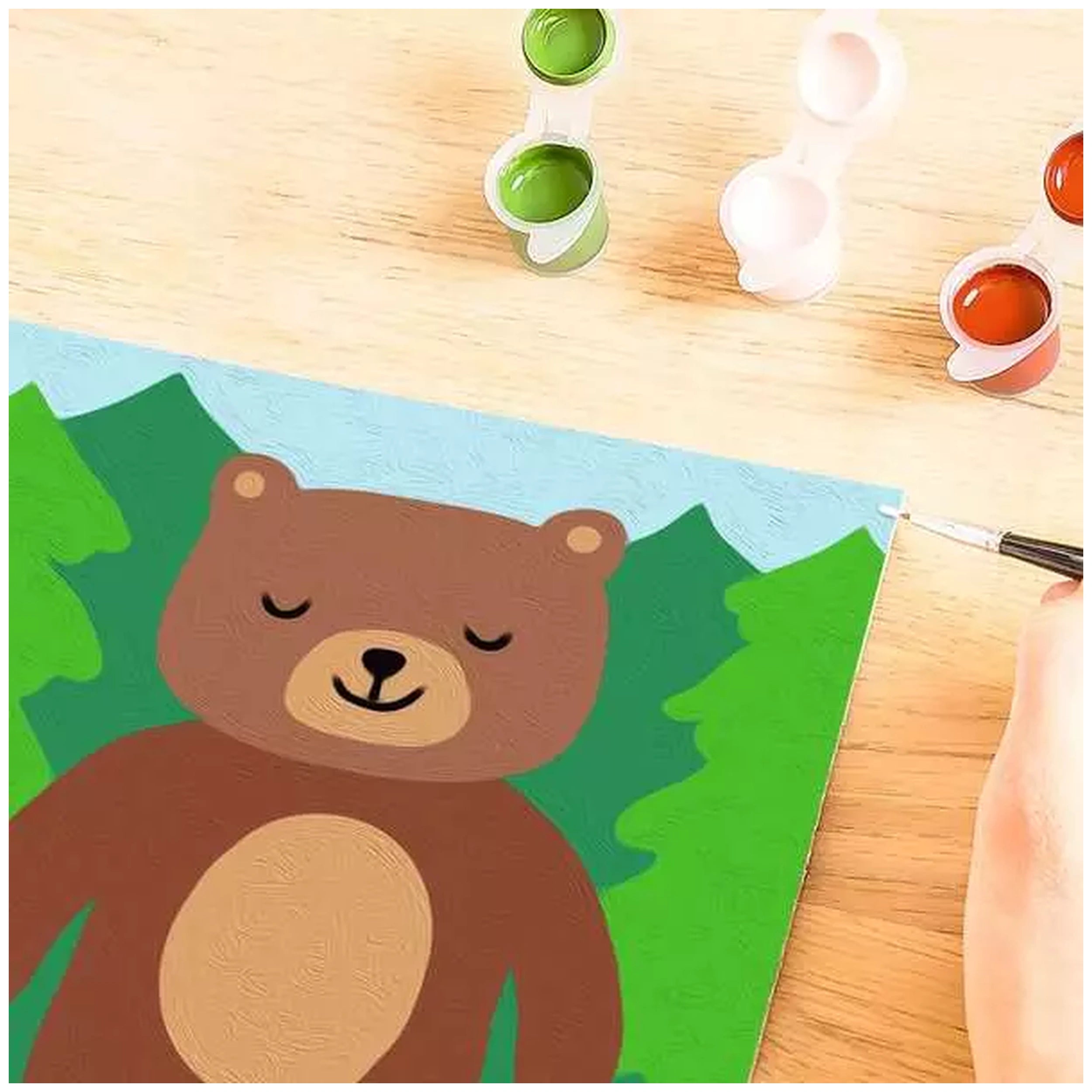 Ravensburger - CreArt Wild Animals Bear - Arts & Crafts