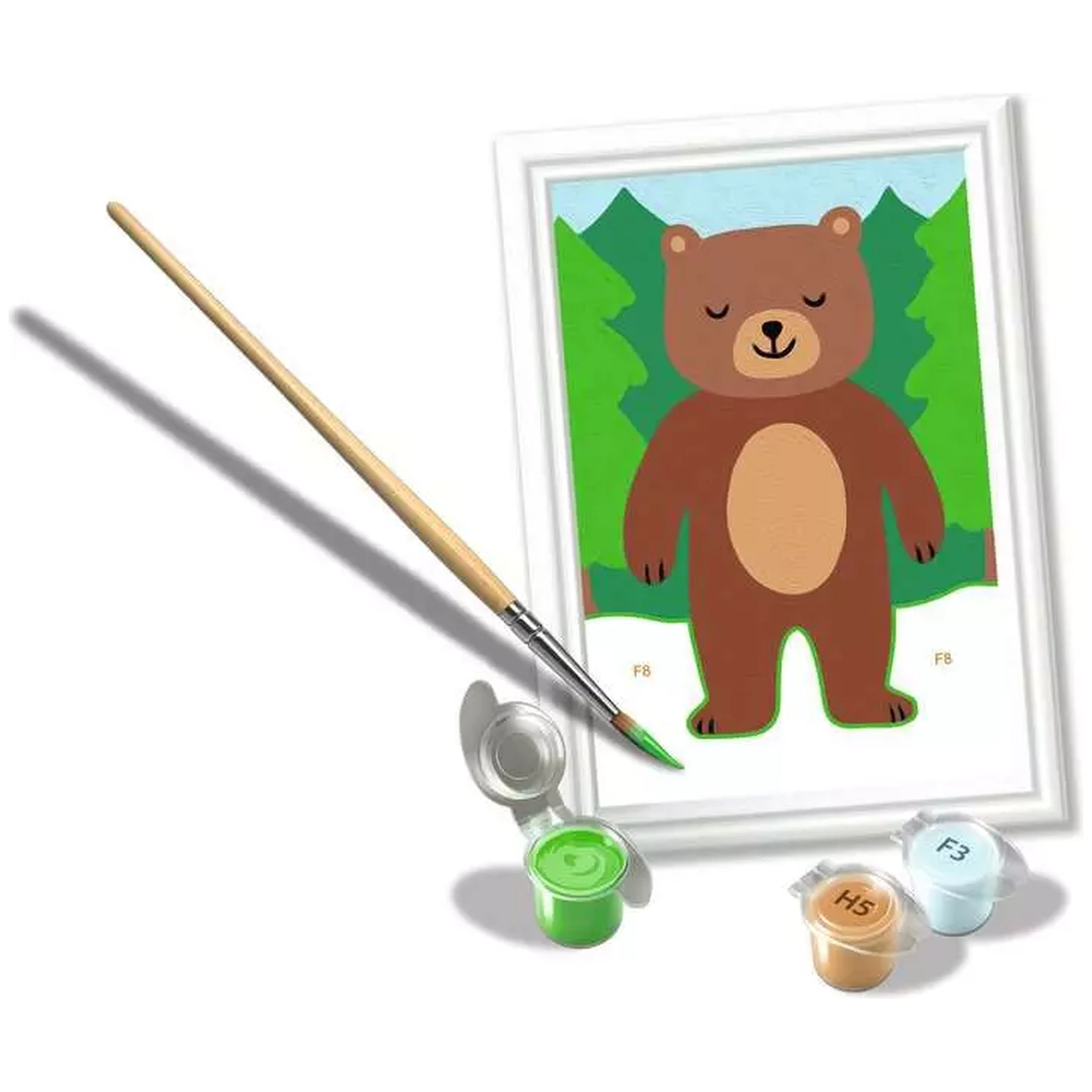 Ravensburger - CreArt Wild Animals Bear - Arts & Crafts