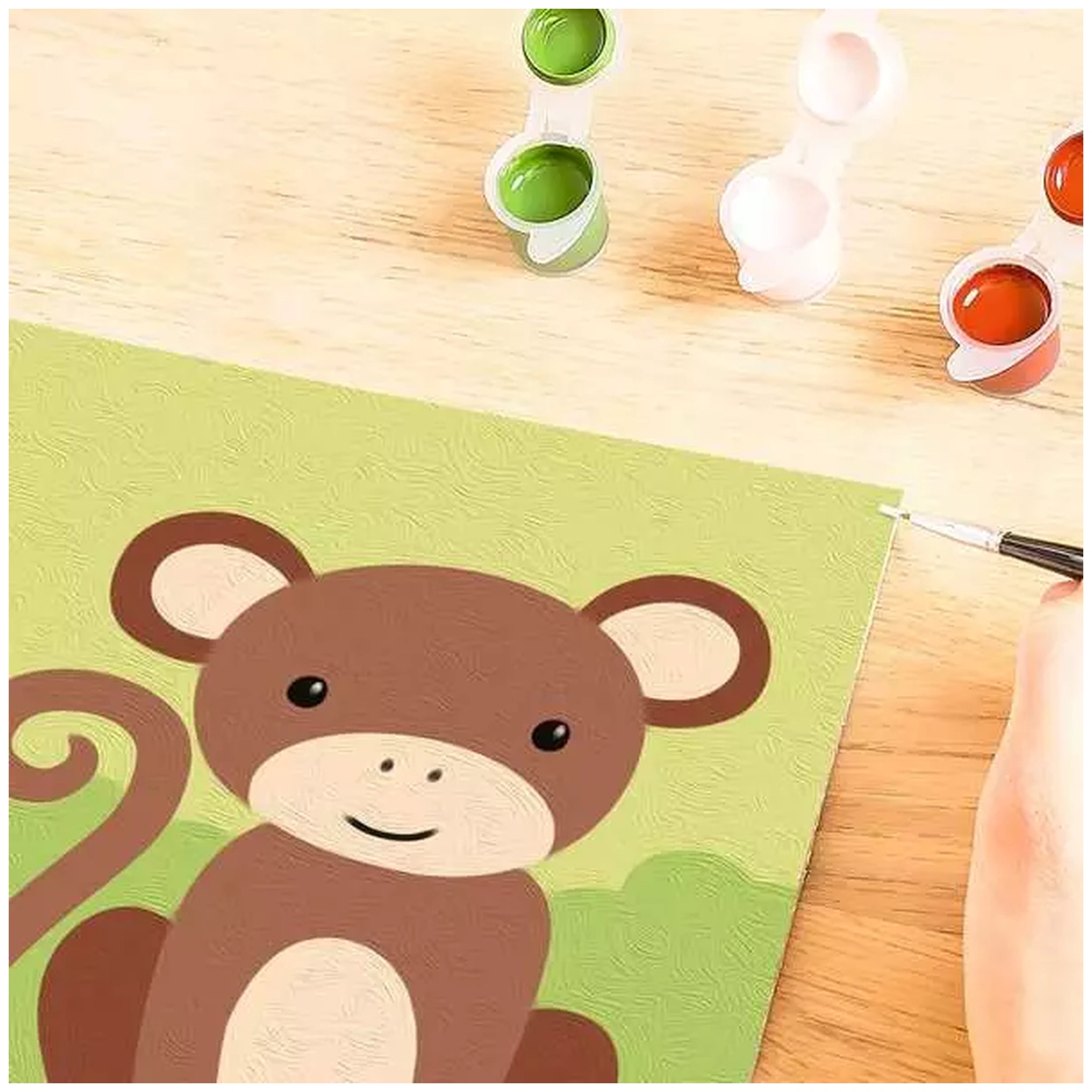 Ravensburger - CreArt Animaux Sauvages Singe - Loisirs Créatifs